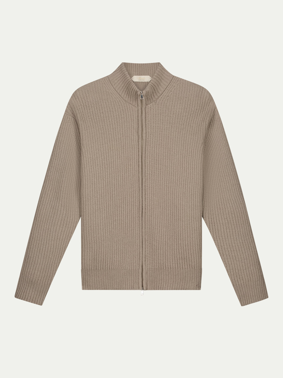 Taupe Alpine Ribbed Vest