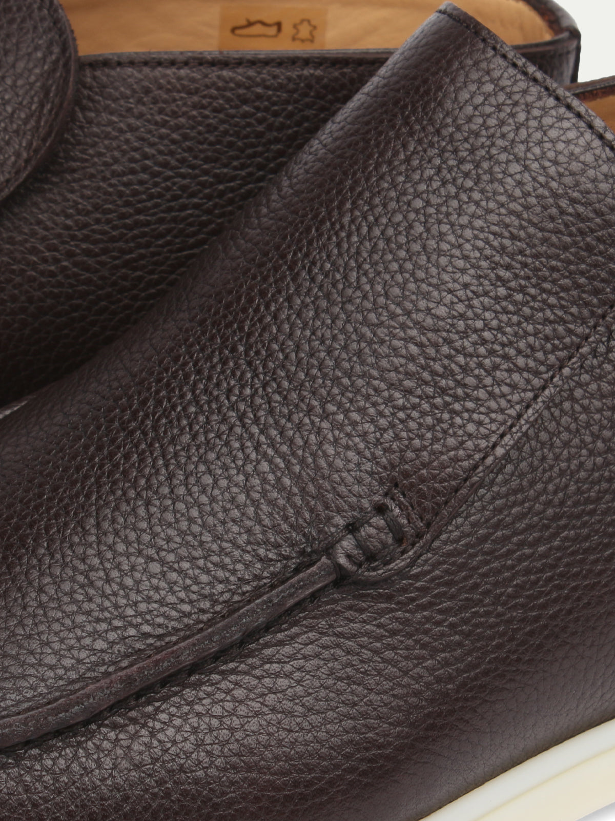 Brown Grain City Loafer Aurelien