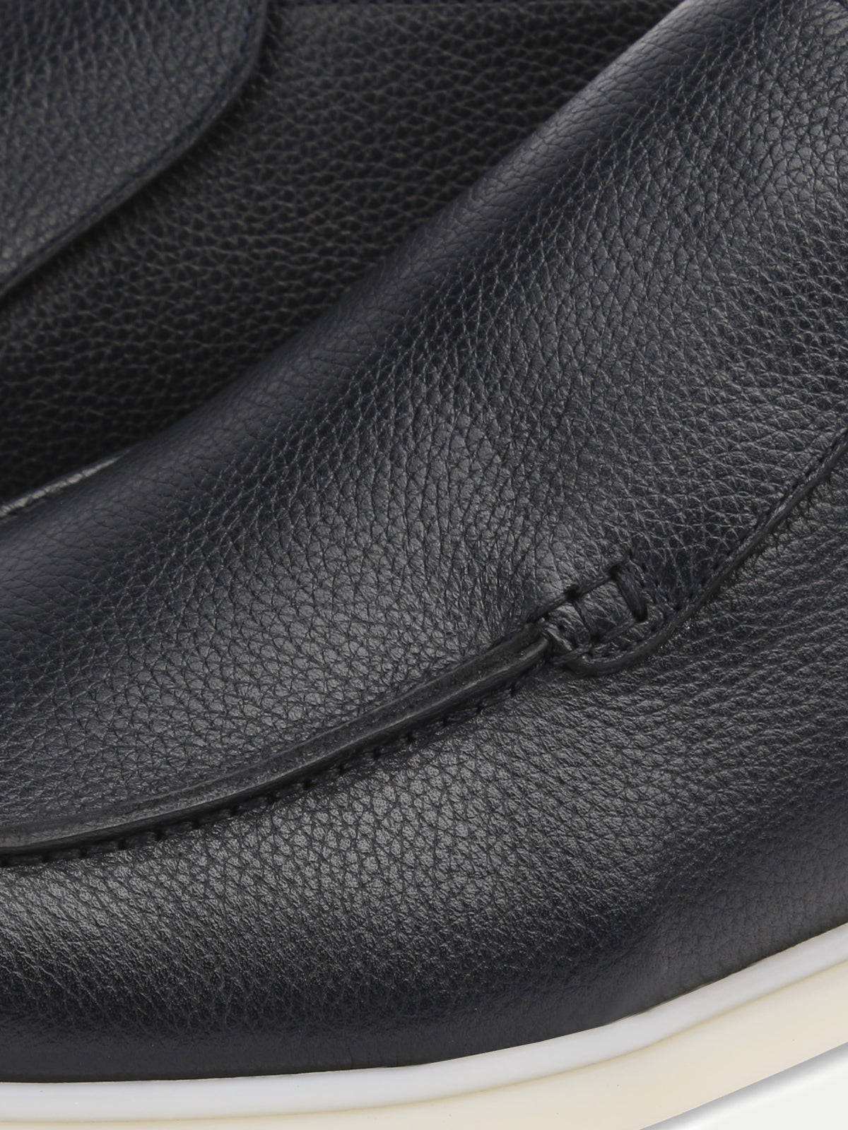 Navy Grain City Loafer Aurelien