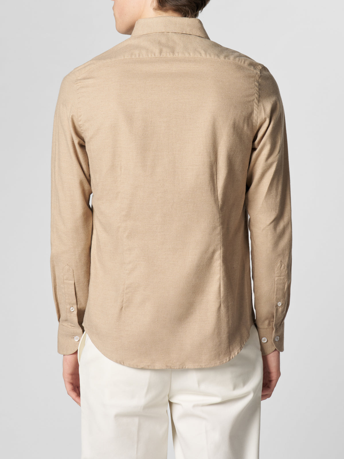 Beige Flannel Shirt