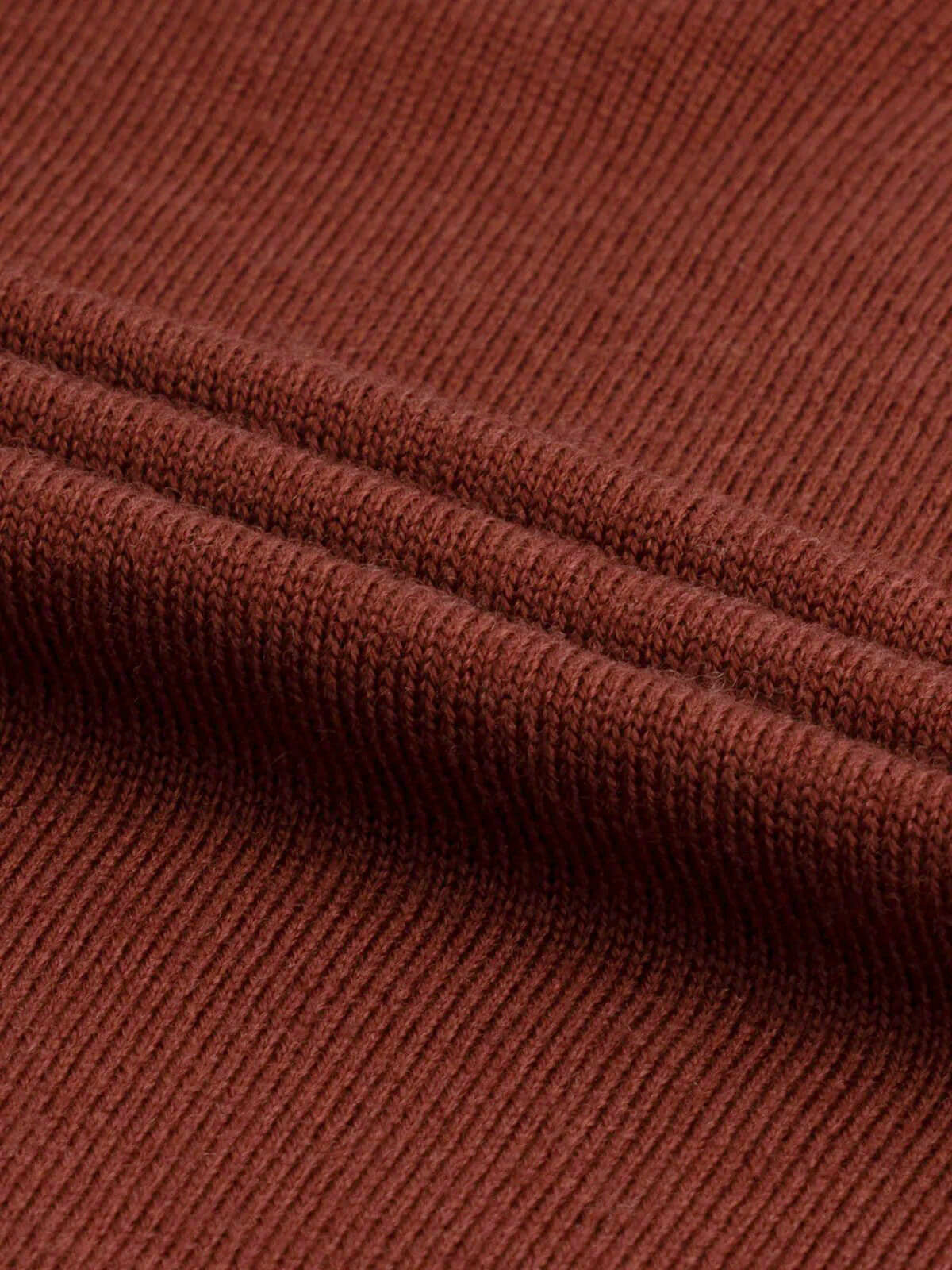 Shortsleeve Buttonless Polo Maroon
