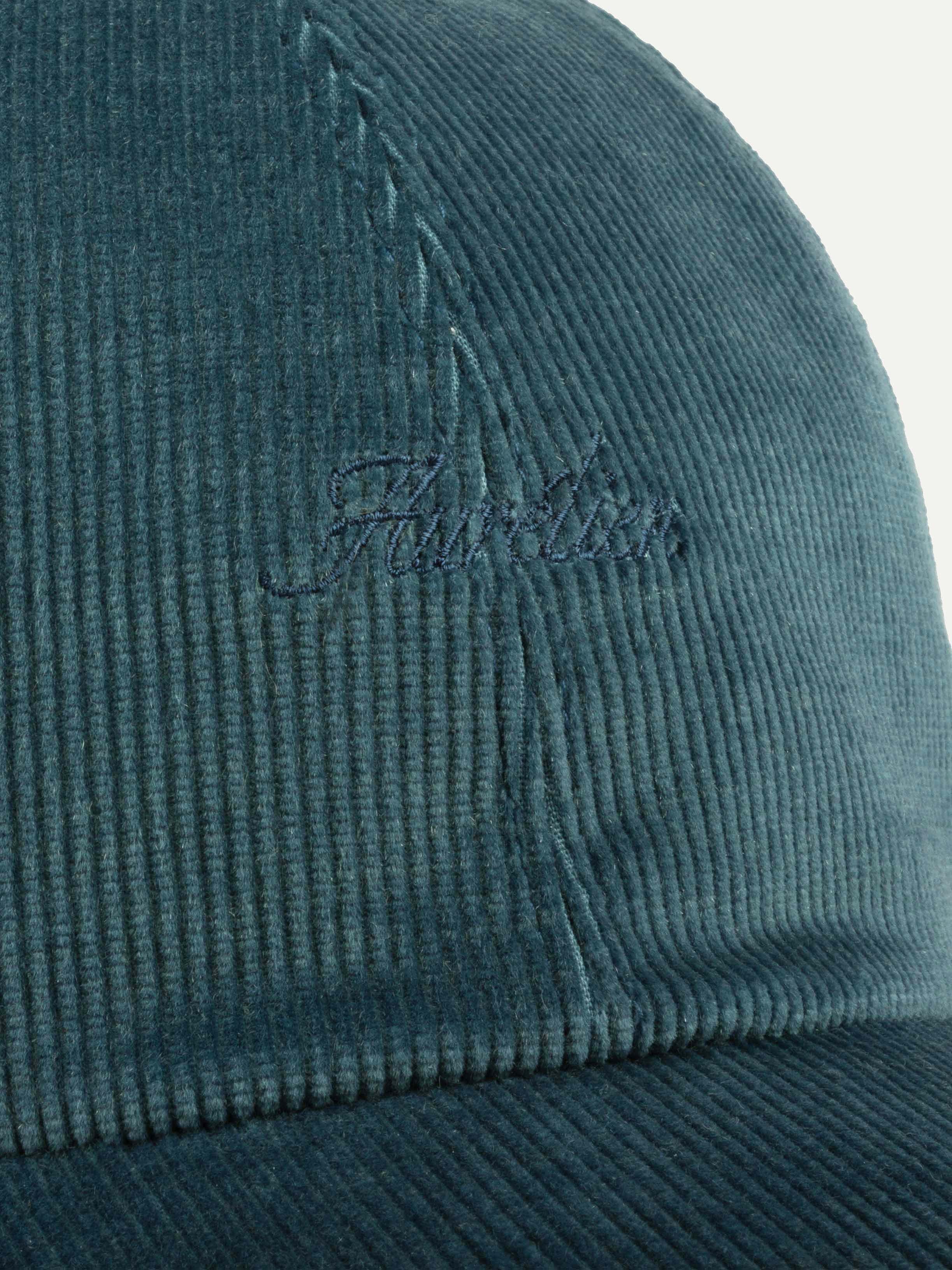 Dark Aquamarine Corduroy Baseball Cap