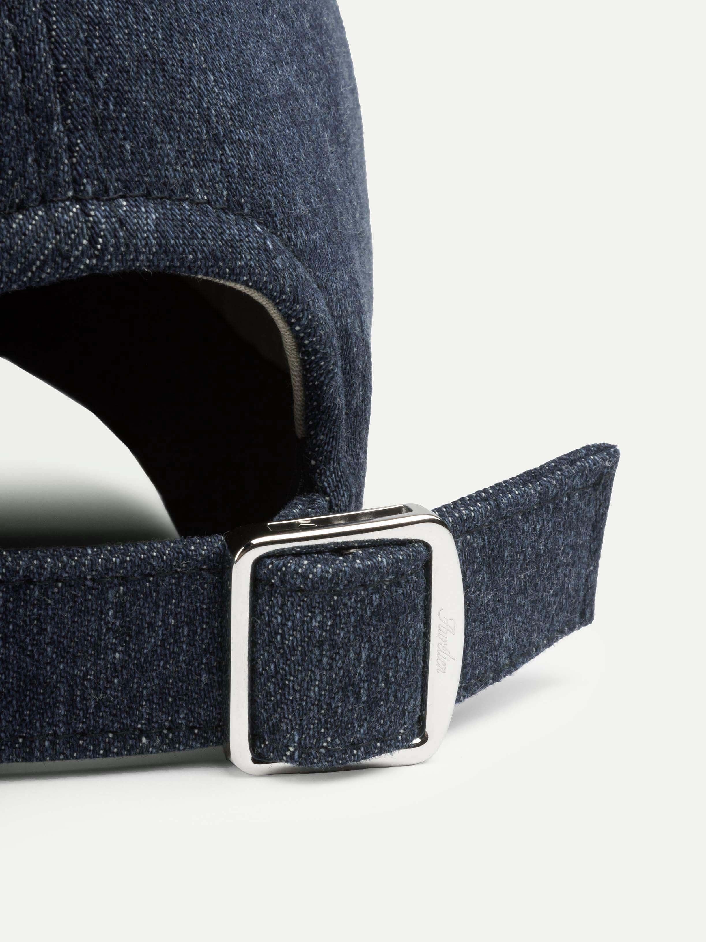 Dark Blue Denim Baseball Cap