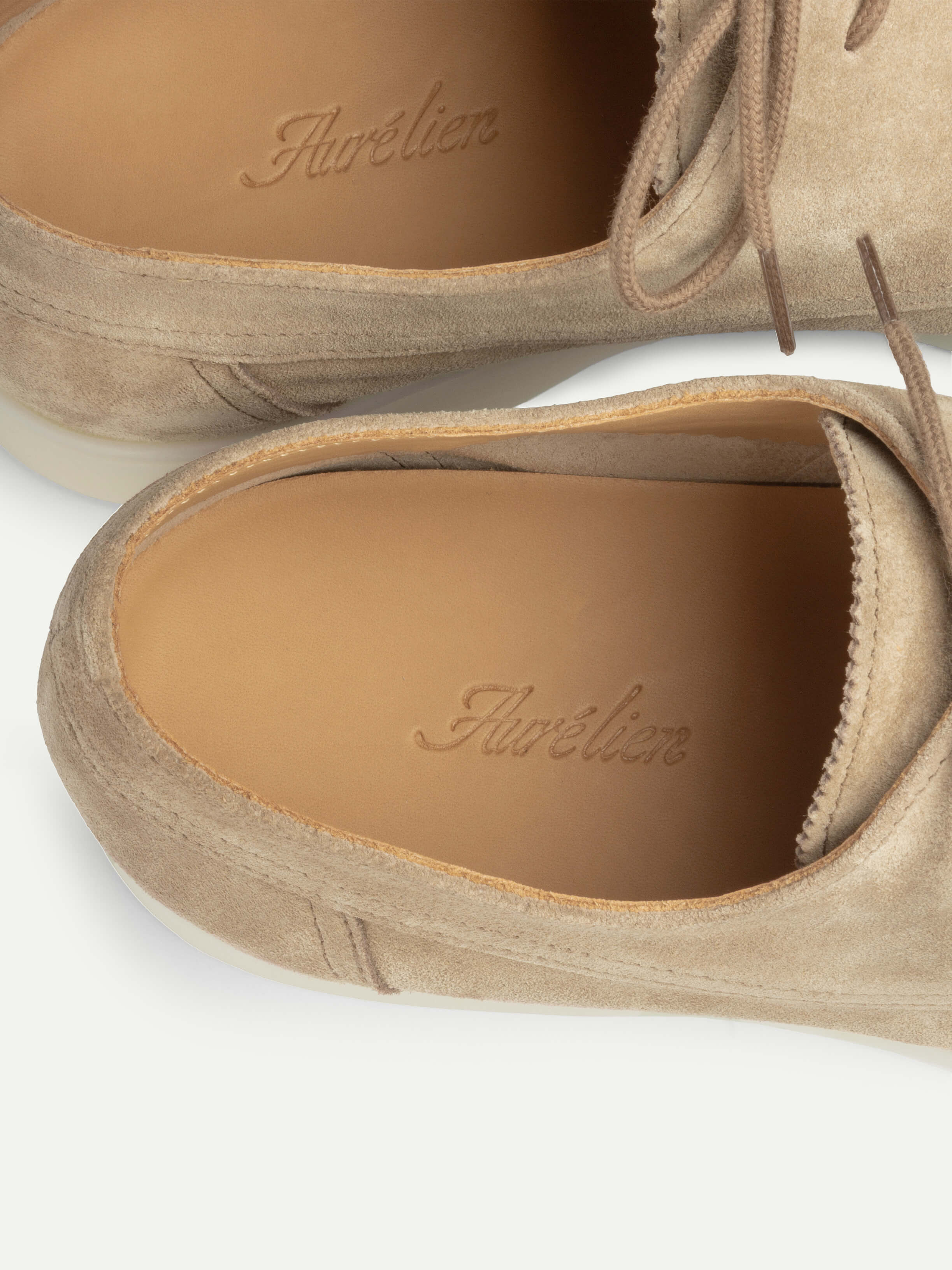 Dark Taupe Boat Loafers