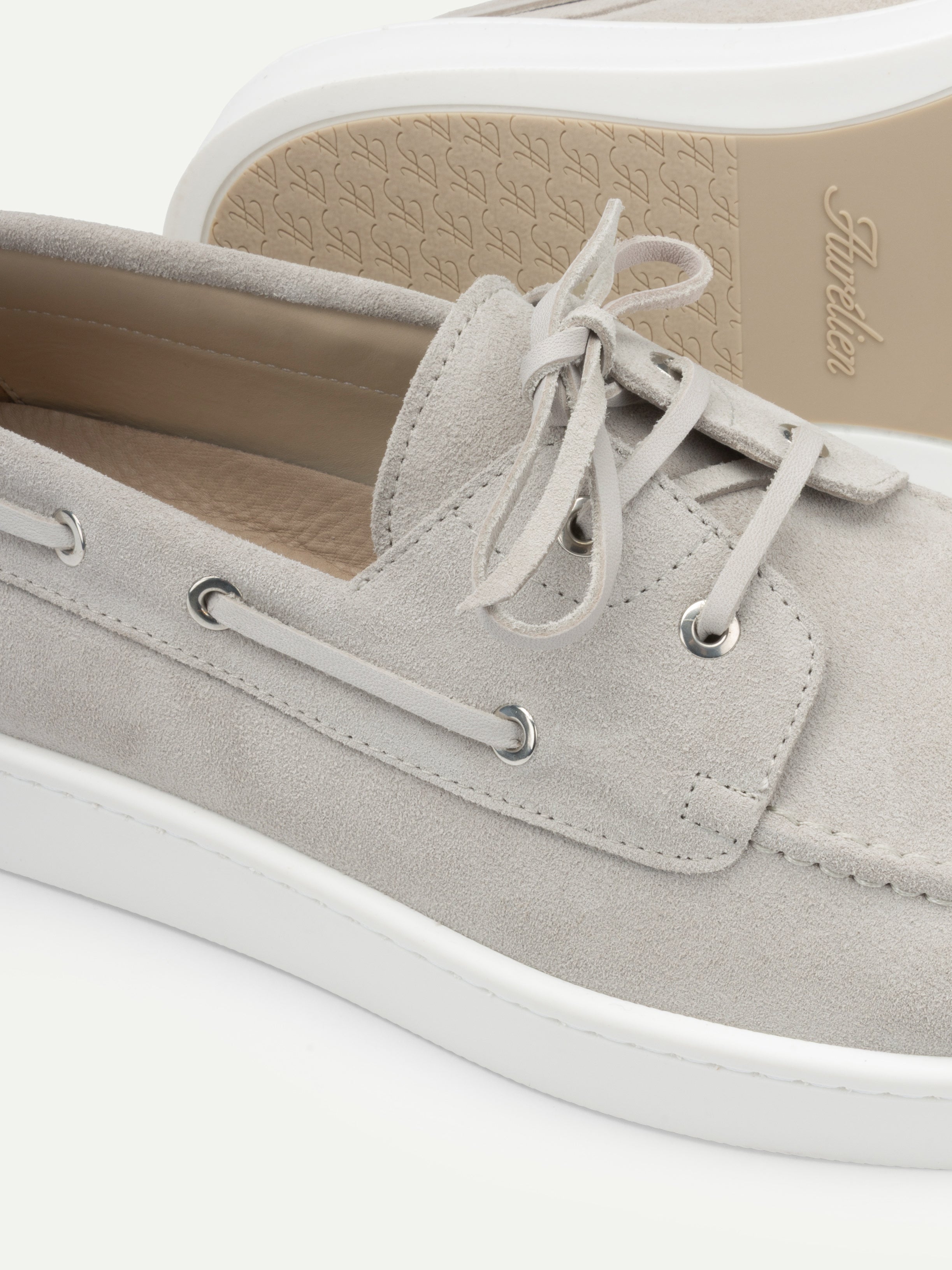 Classic Grey Boat Sneaker