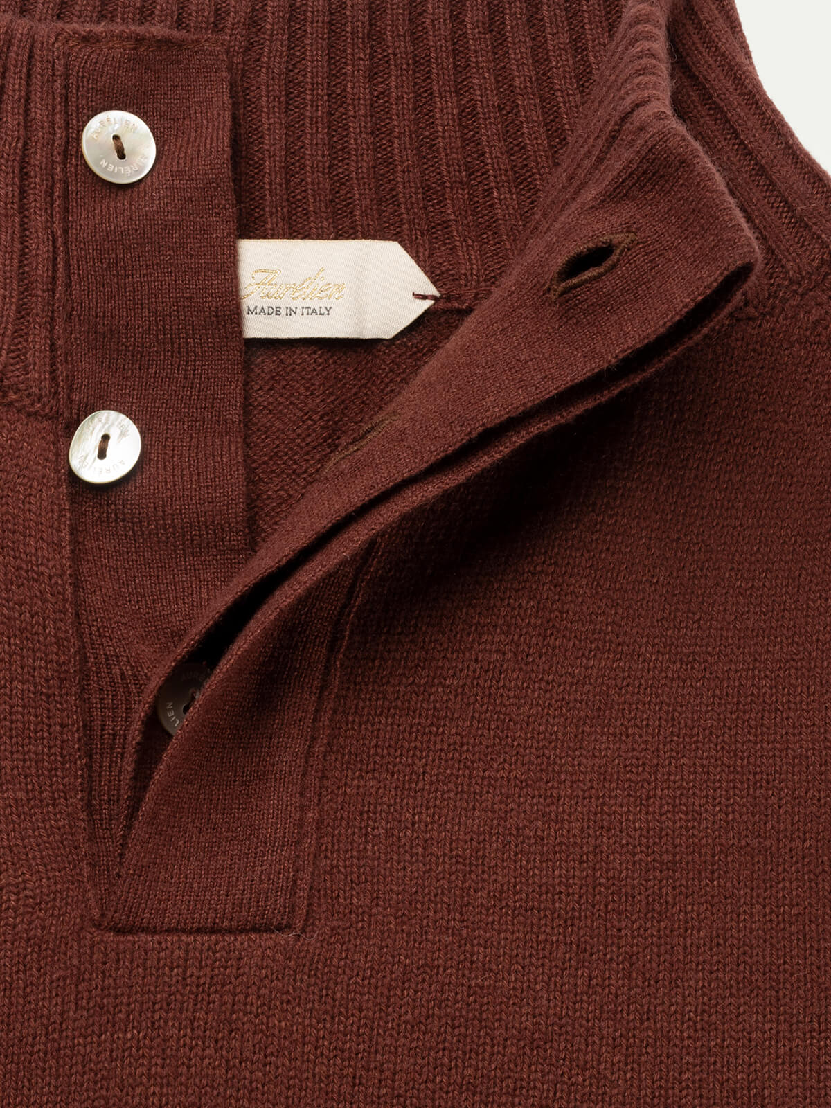 Plum City Button Sweater