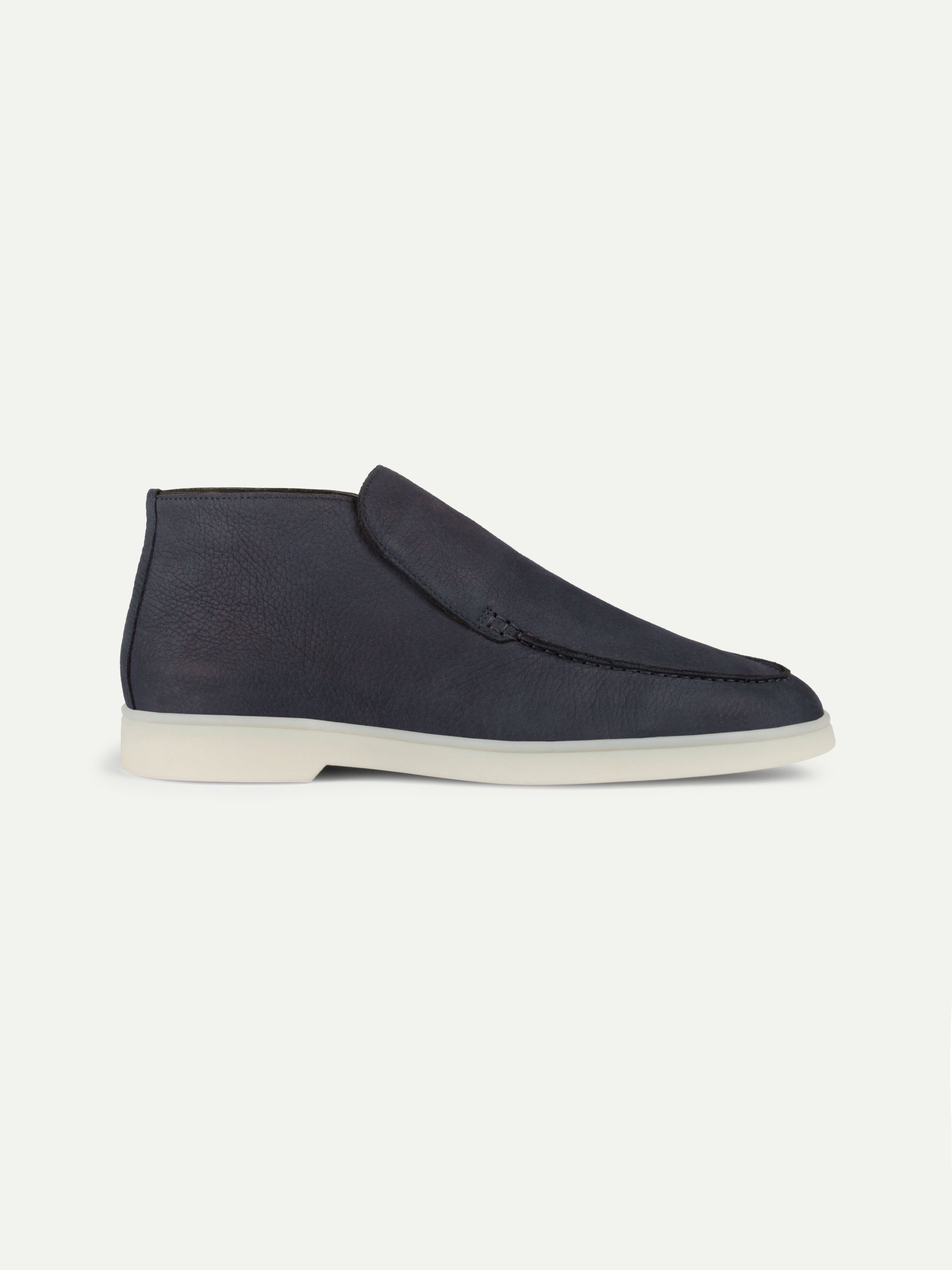 Navy Nubuck Winter City Loafer