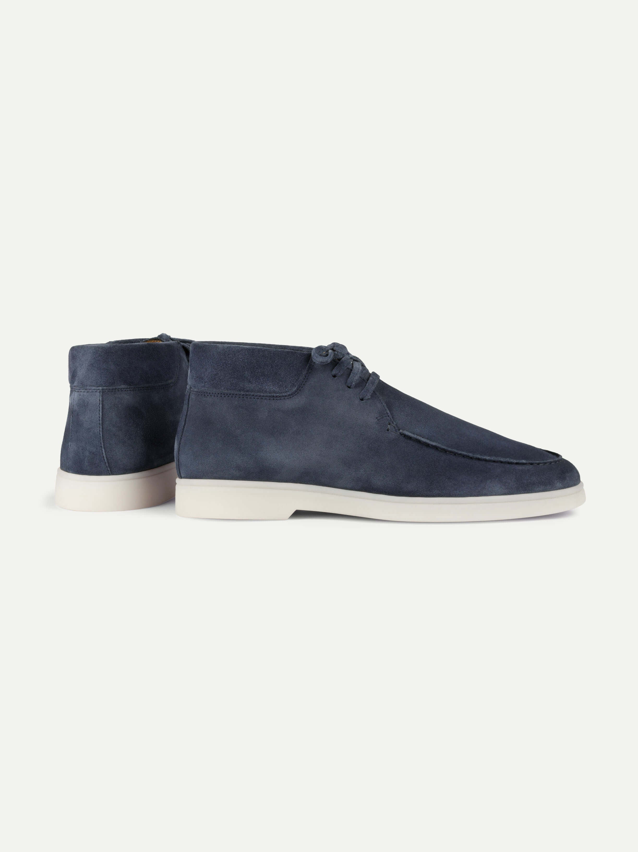 Steel Blue Suede Desert Boot