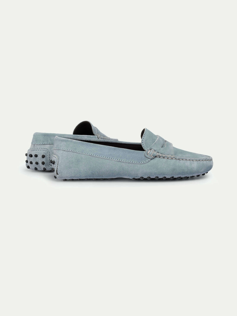 Jeans Suede Driving Shoes