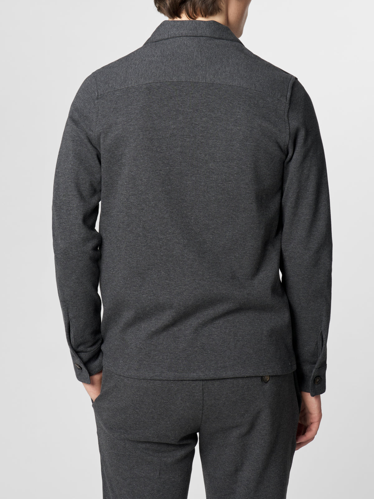 Dark Grey Leisure Overshirt