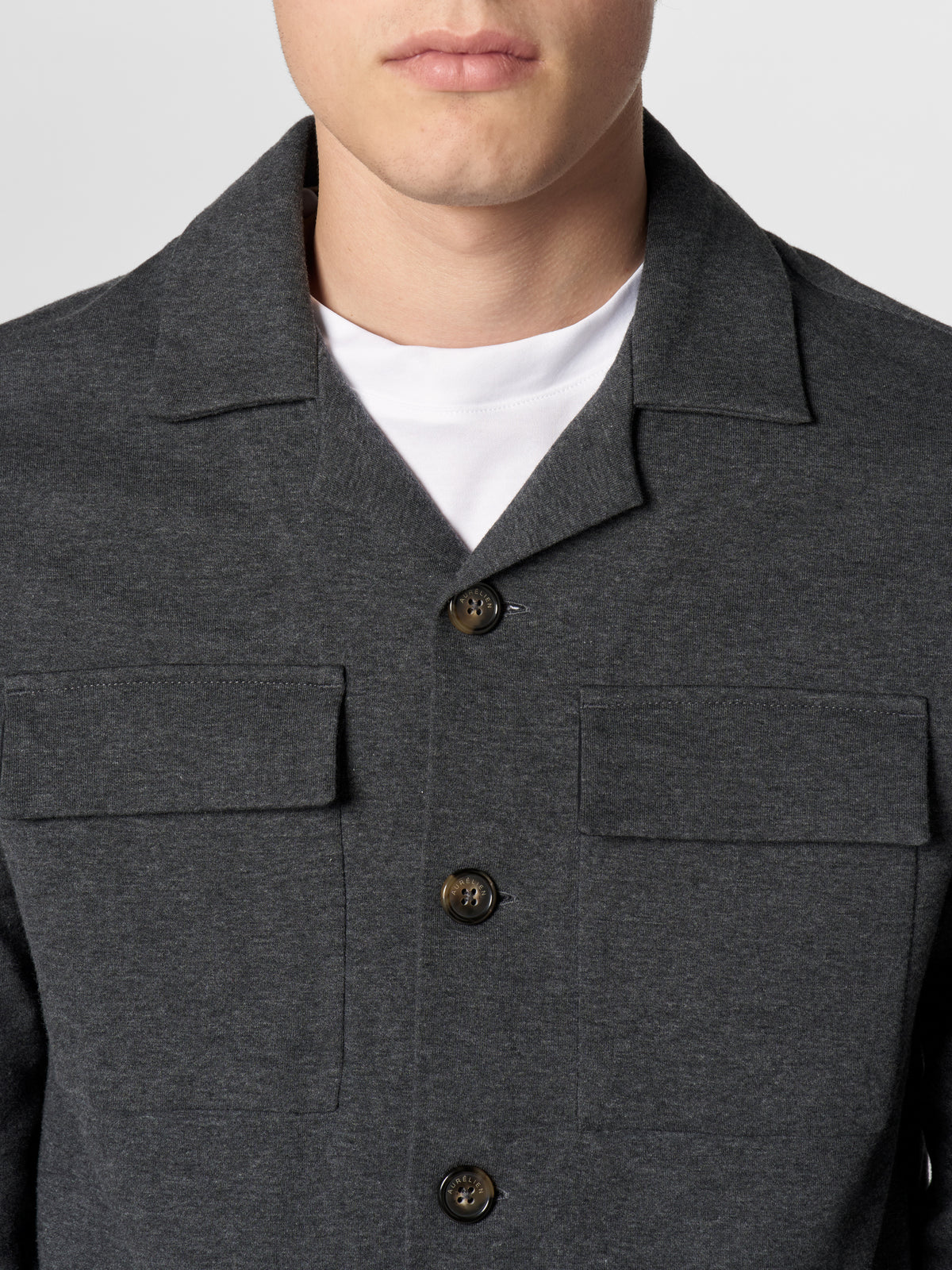 Dark Grey Leisure Overshirt