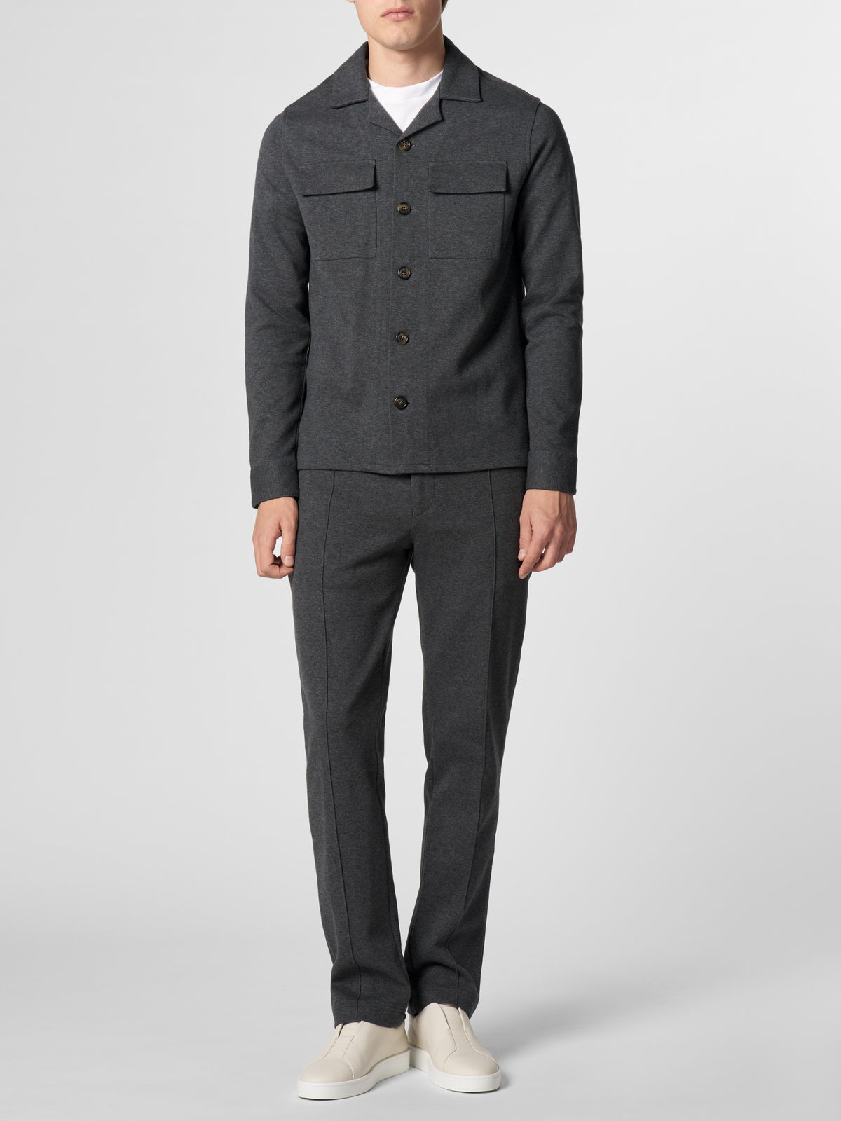 Dark Grey Leisure Overshirt