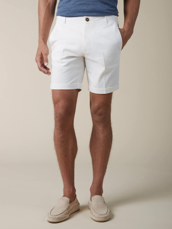 Ivory Cotton Seaside Shorts