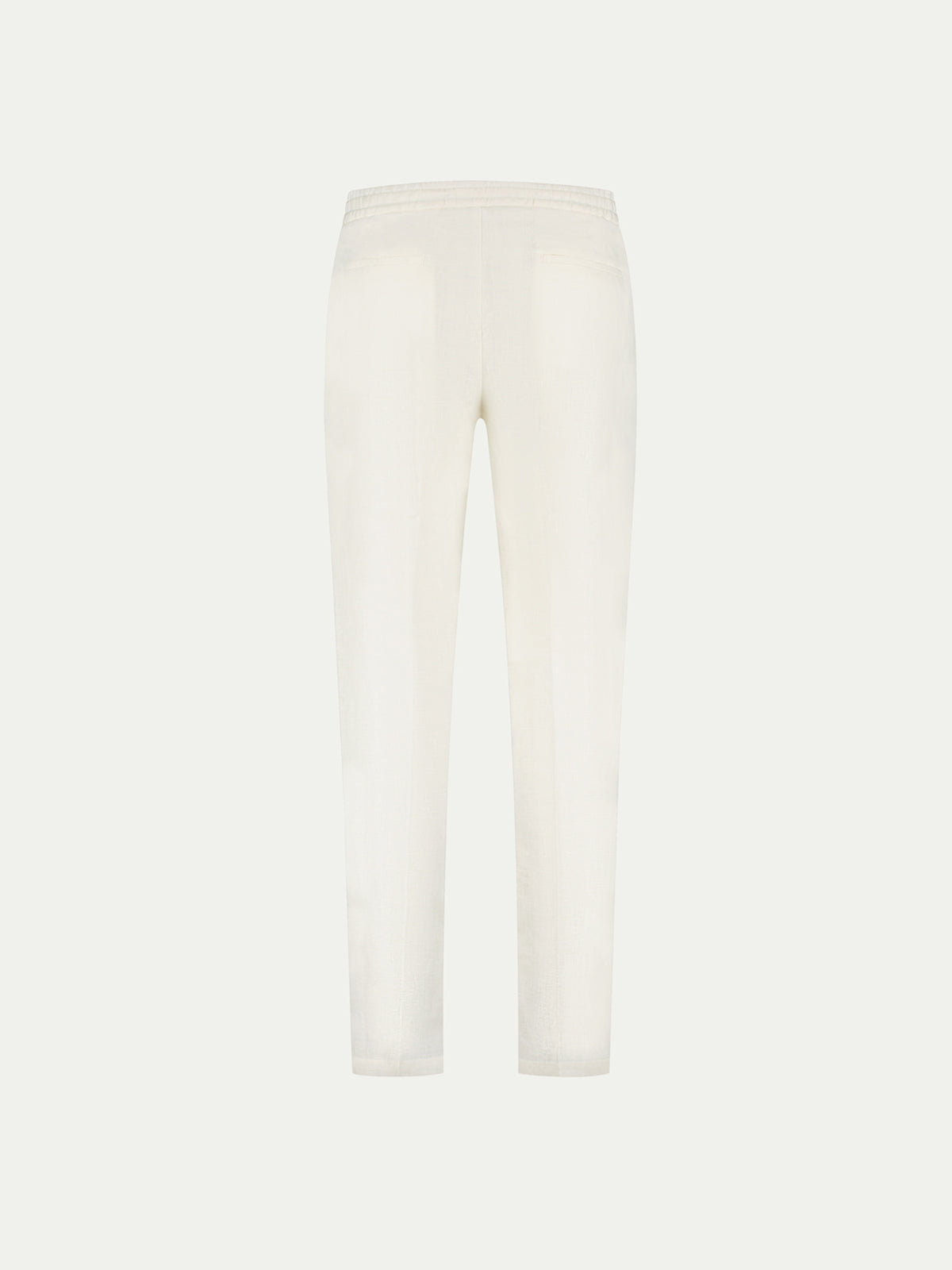 Ecru Linen Seaside Trousers