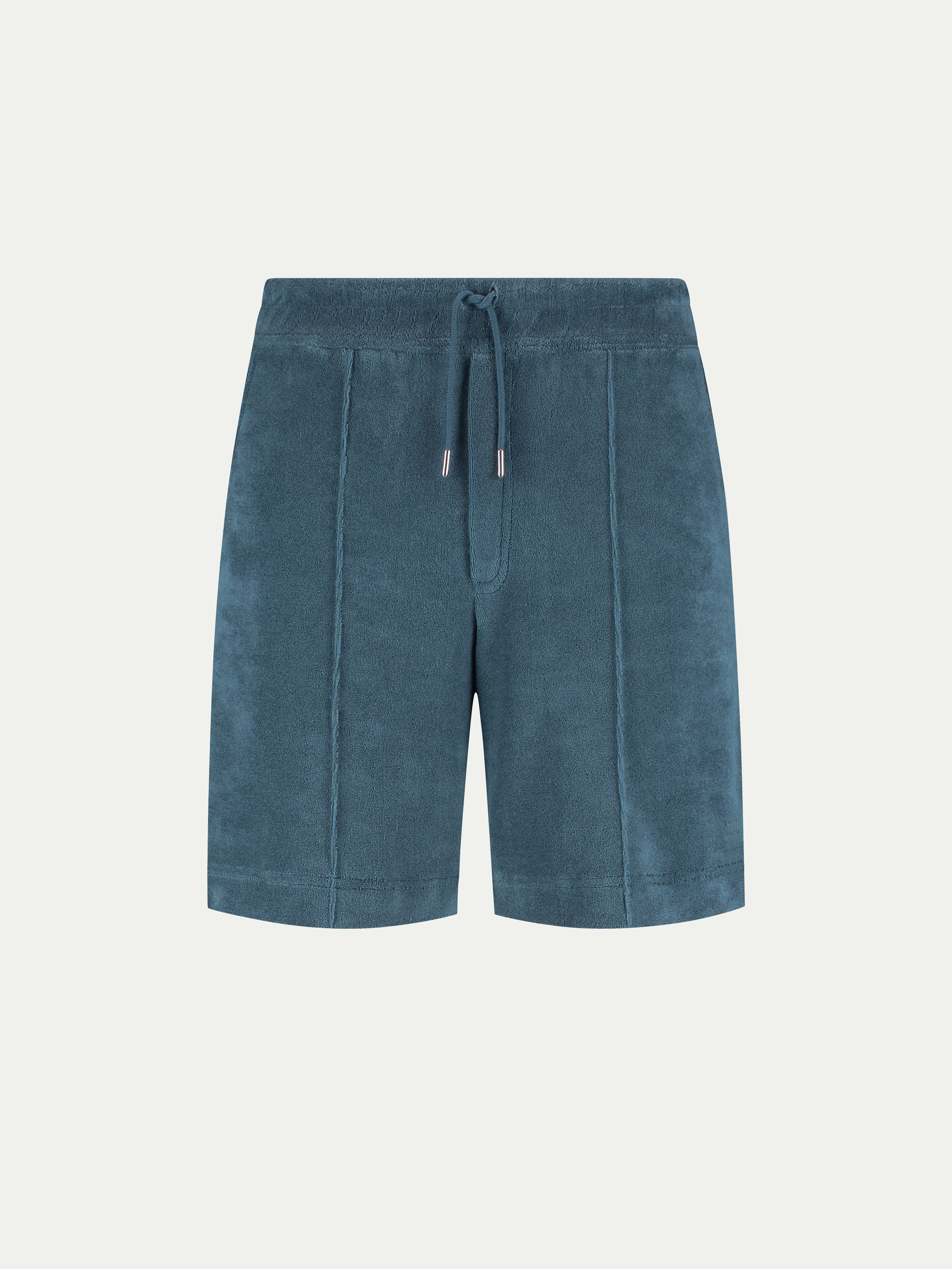 Sea Green Terry Towelling Leisure Shorts
