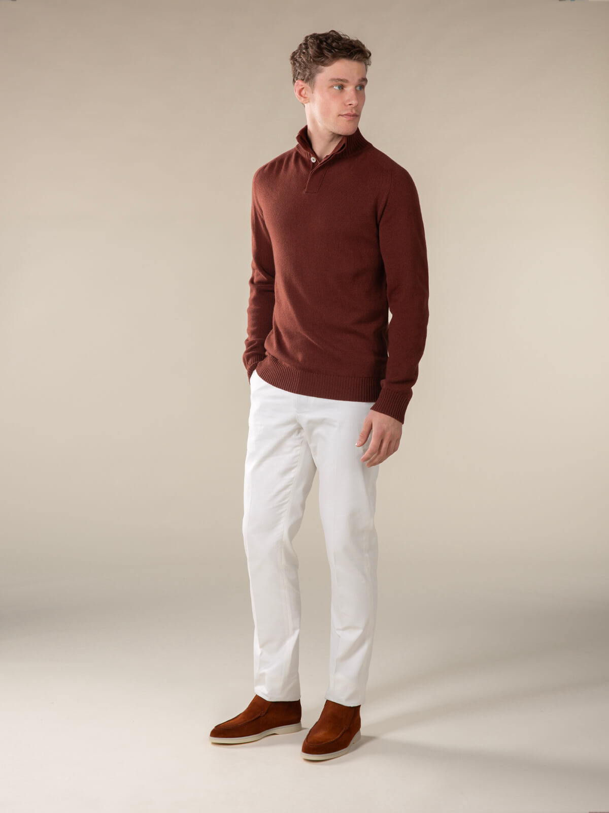 Plum City Button Sweater