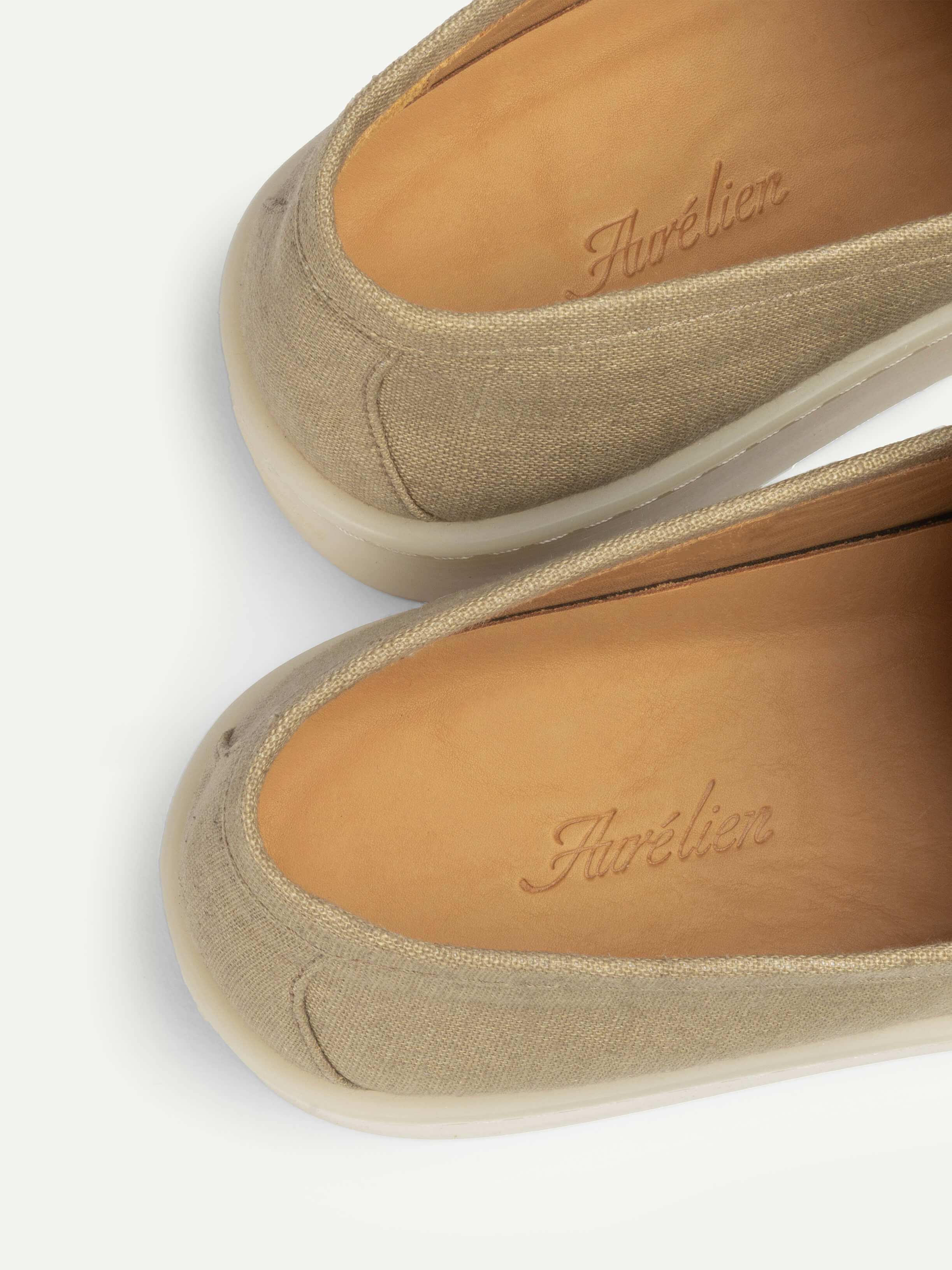 Dark Taupe Linen Urban Loafer