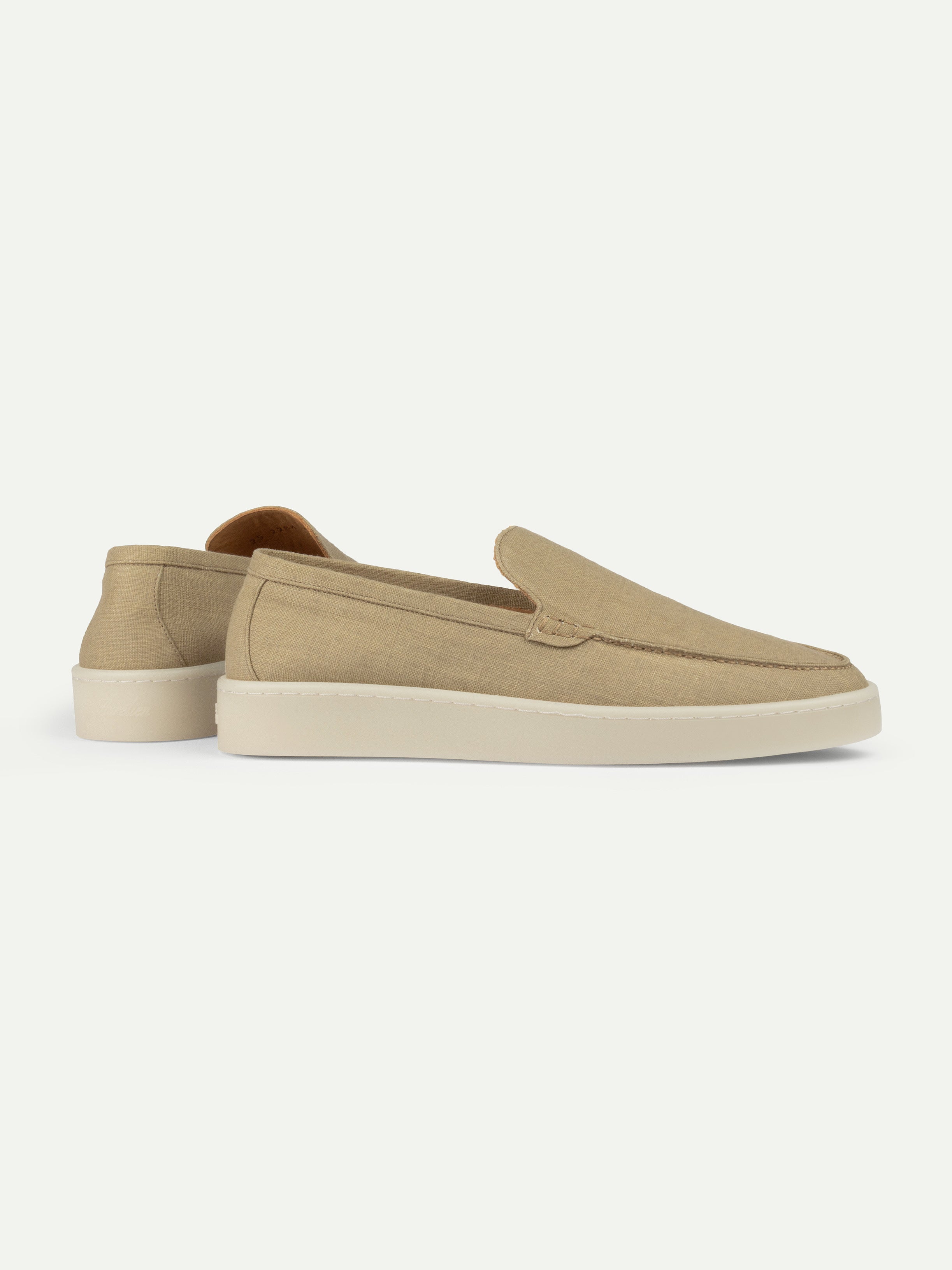 Dark Taupe Linen Urban Loafer