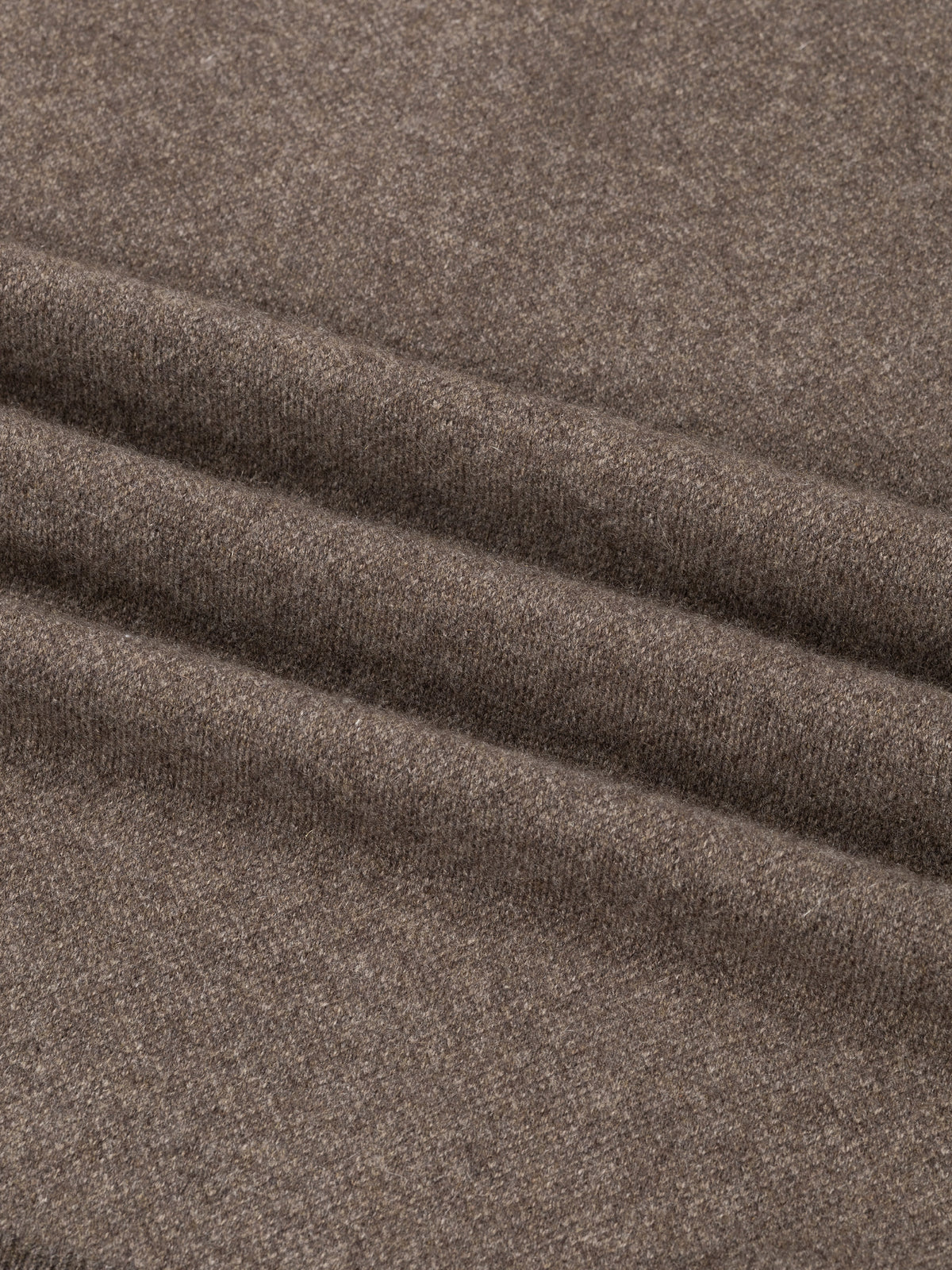 Dark Brown Jaquard Zipper Sweater
