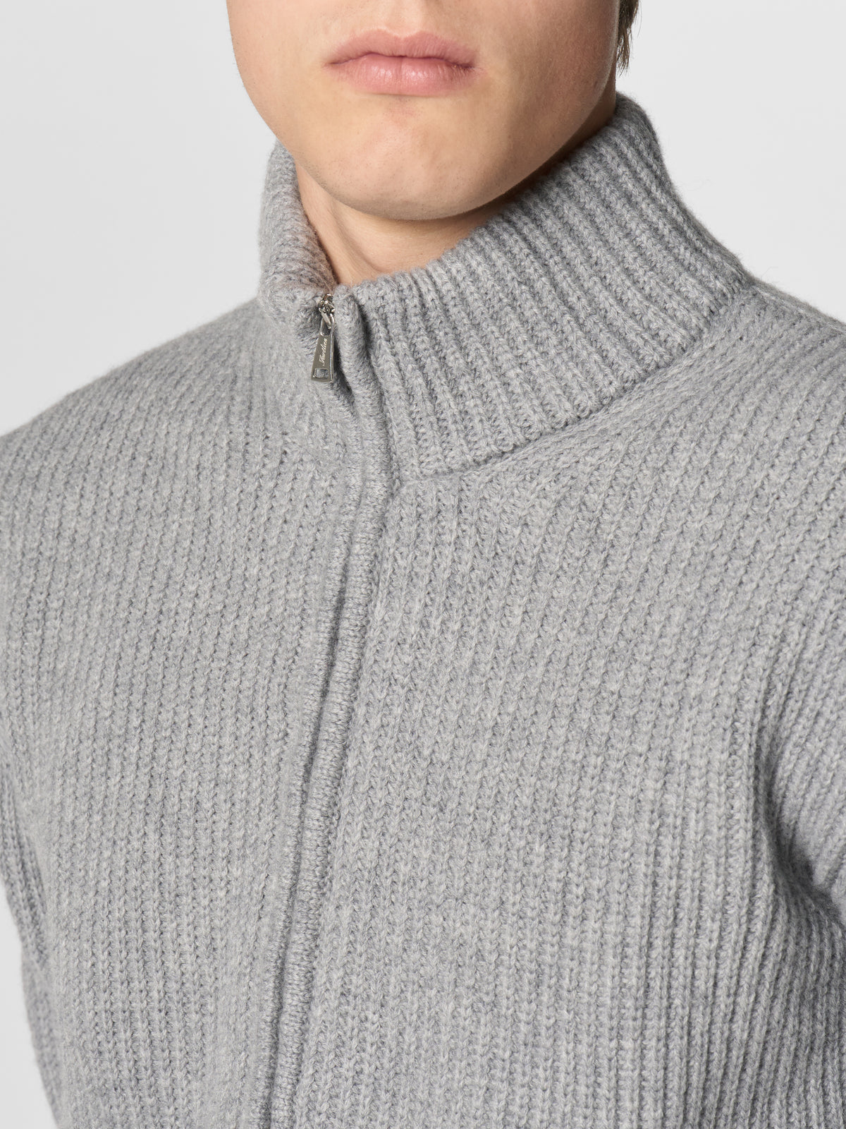 Mid Grey Alpine Ribbed Vest