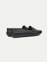 Black Leather Driving Shoes