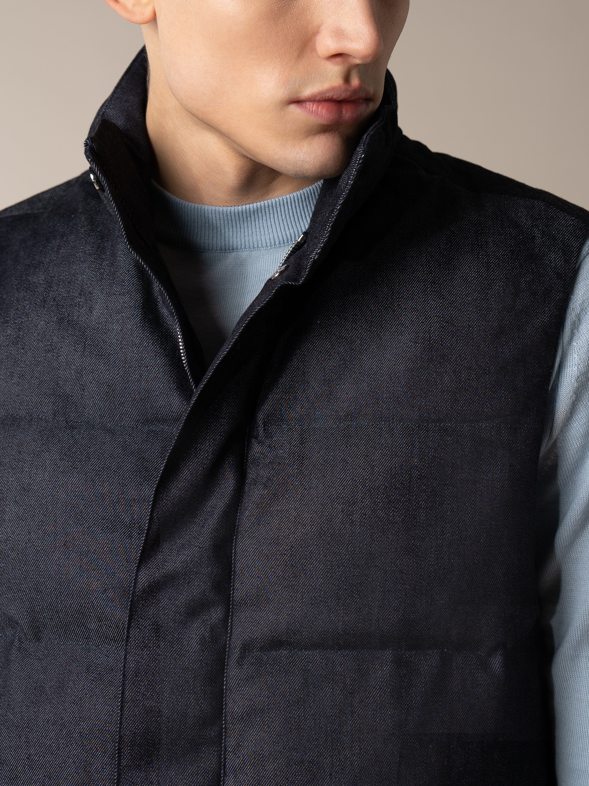 Dark Blue Denim AUR1 Body Warmer