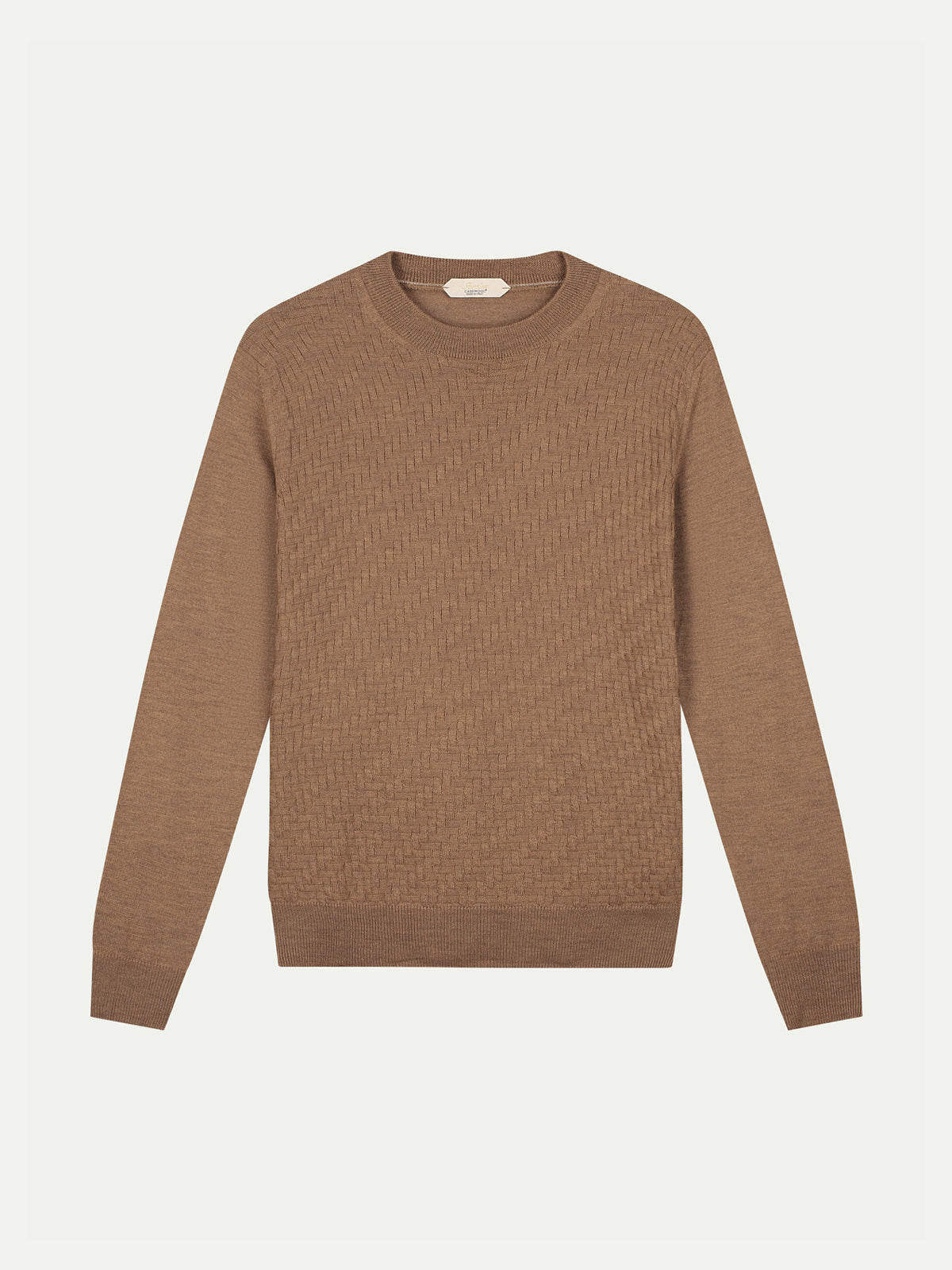 Brown City Crew Basket Weave