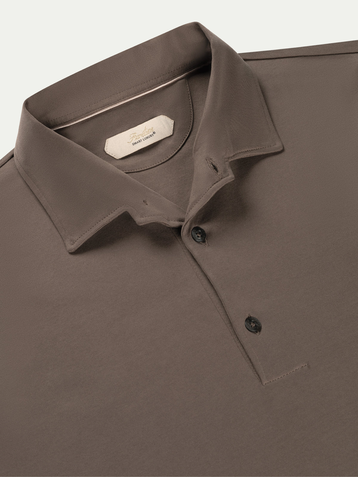 Supima Cotton Longsleeve Polo | Ash Grey
