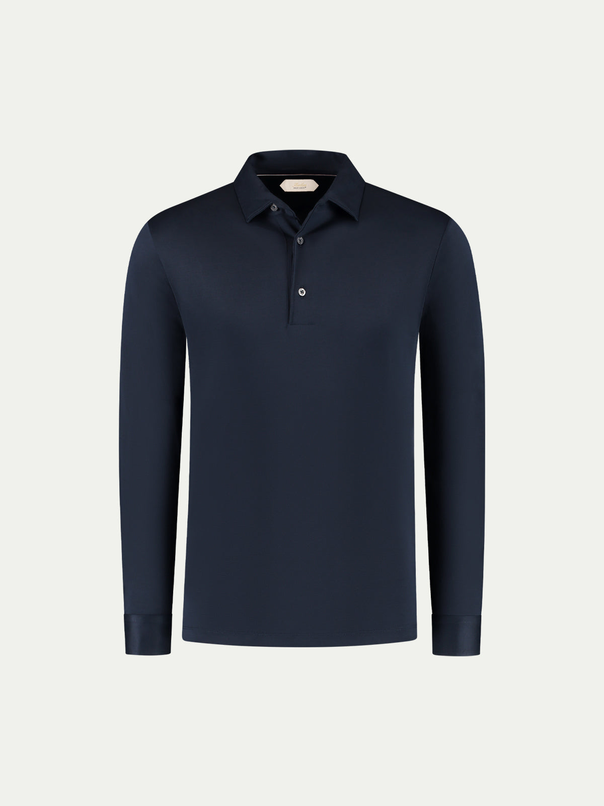 Supima Cotton Longsleeve Polo | Navy