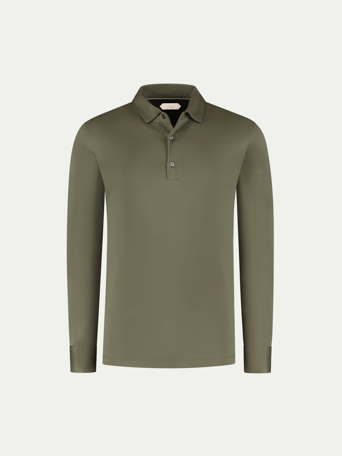 Supima Cotton Longsleeve Polo | Olive