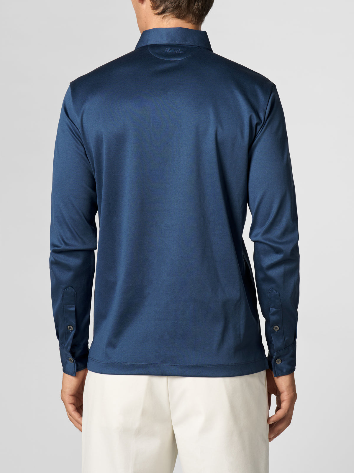 AUR1 Longsleeve Polo Sargasso Blue