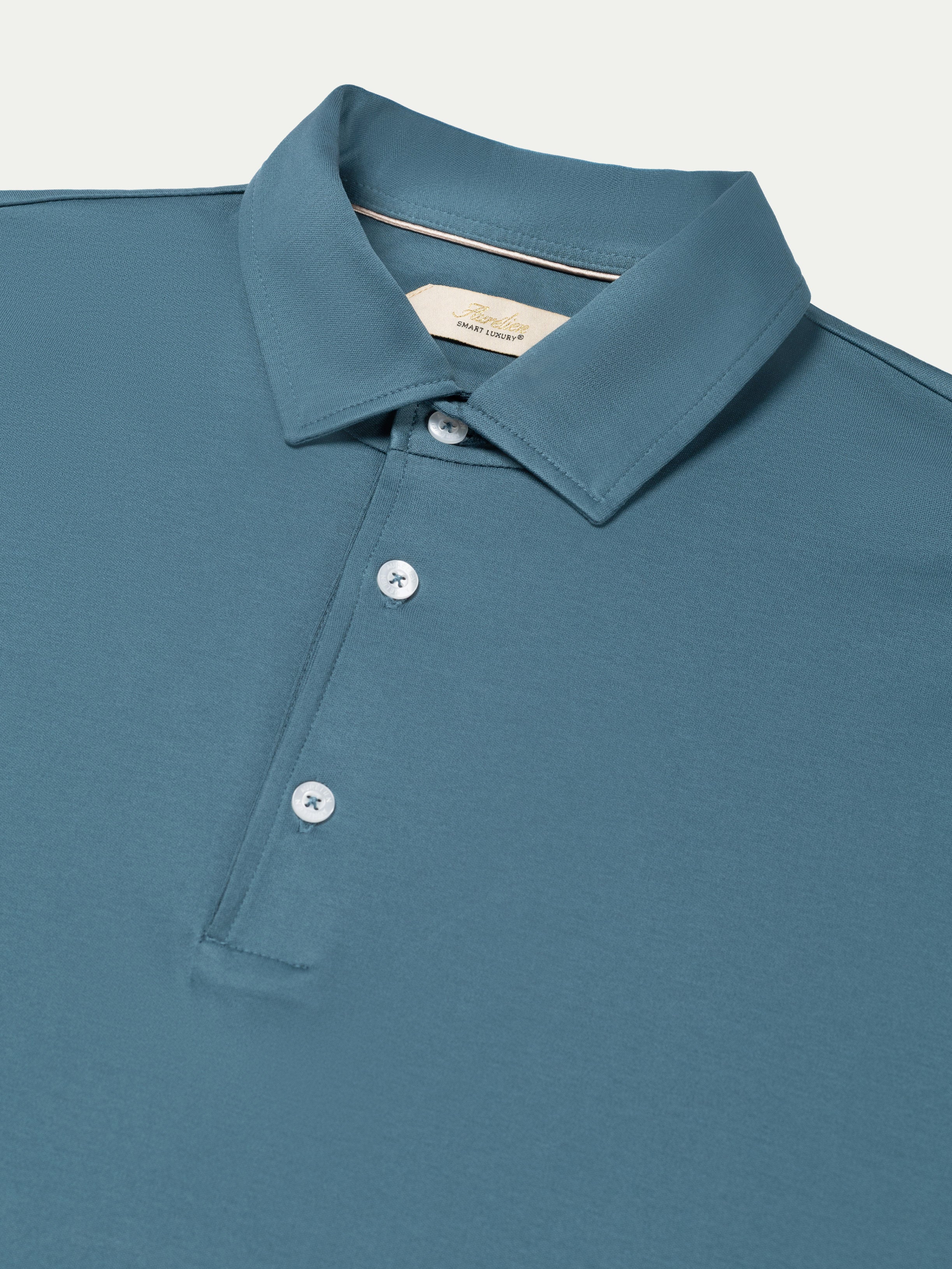 AUR1 Longsleeve Polo Sea Green