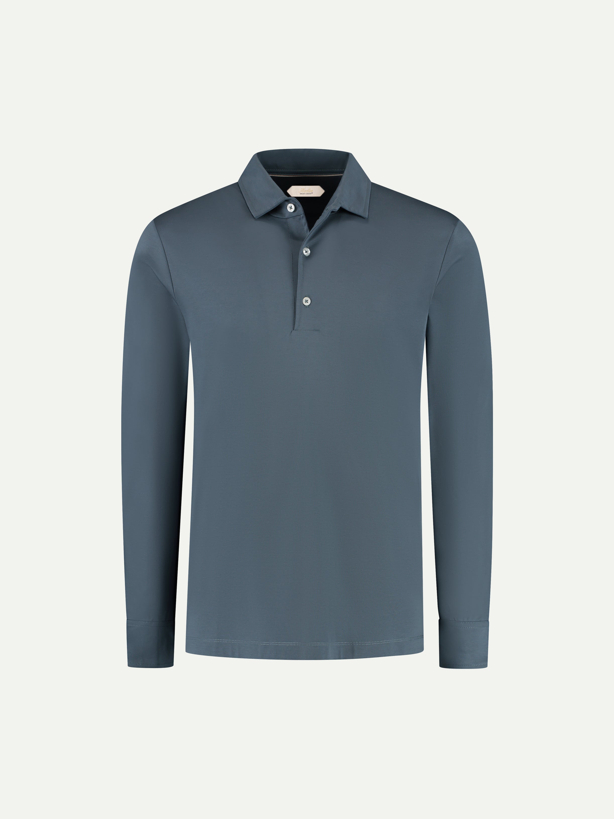 AUR1 Longsleeve Polo Steel Blue