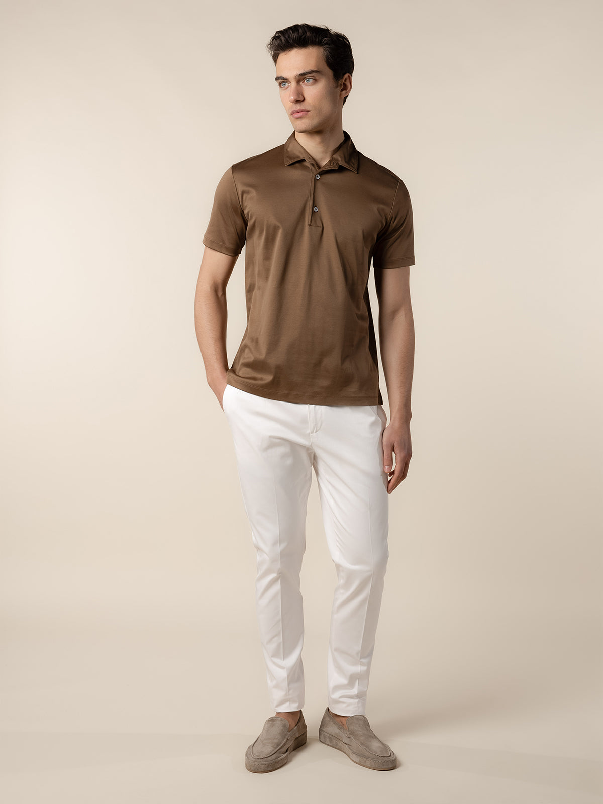 AUR1 Polo Golden Brown