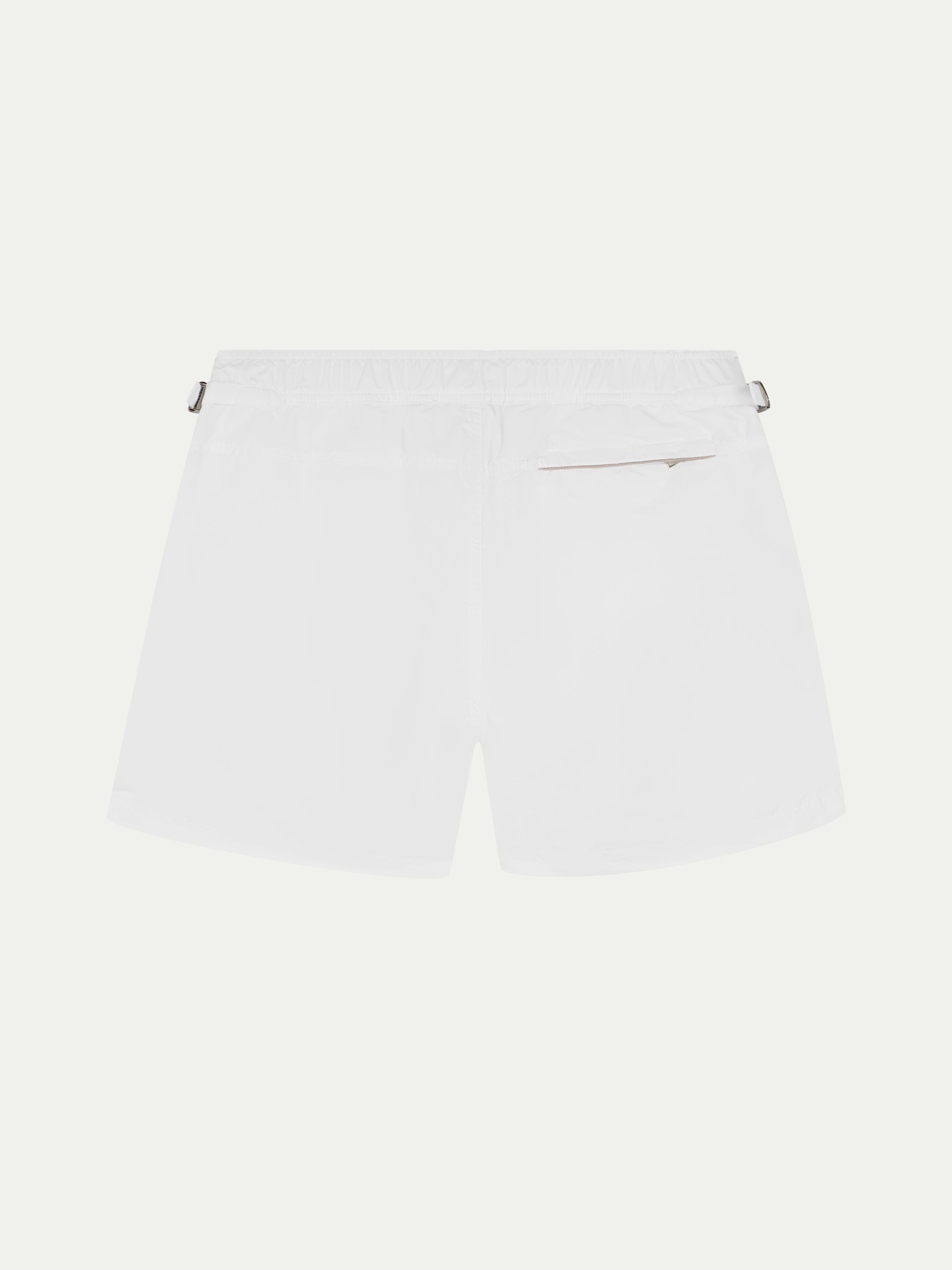 White Beachside Swim Shorts
