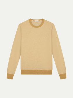 Mustard Jacquard Crew