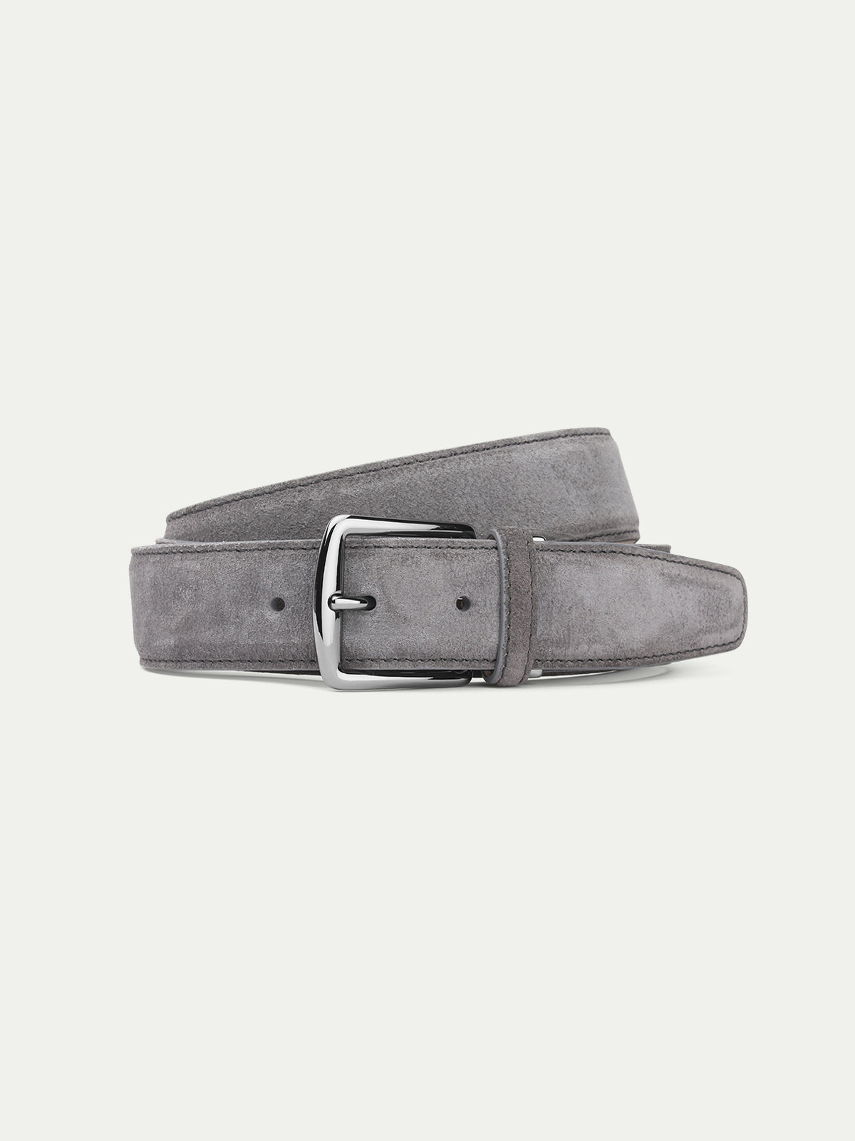 Grey Suede Belt Aurelien