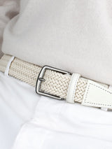 Off-white Waxed Cotton Belt Aurelien