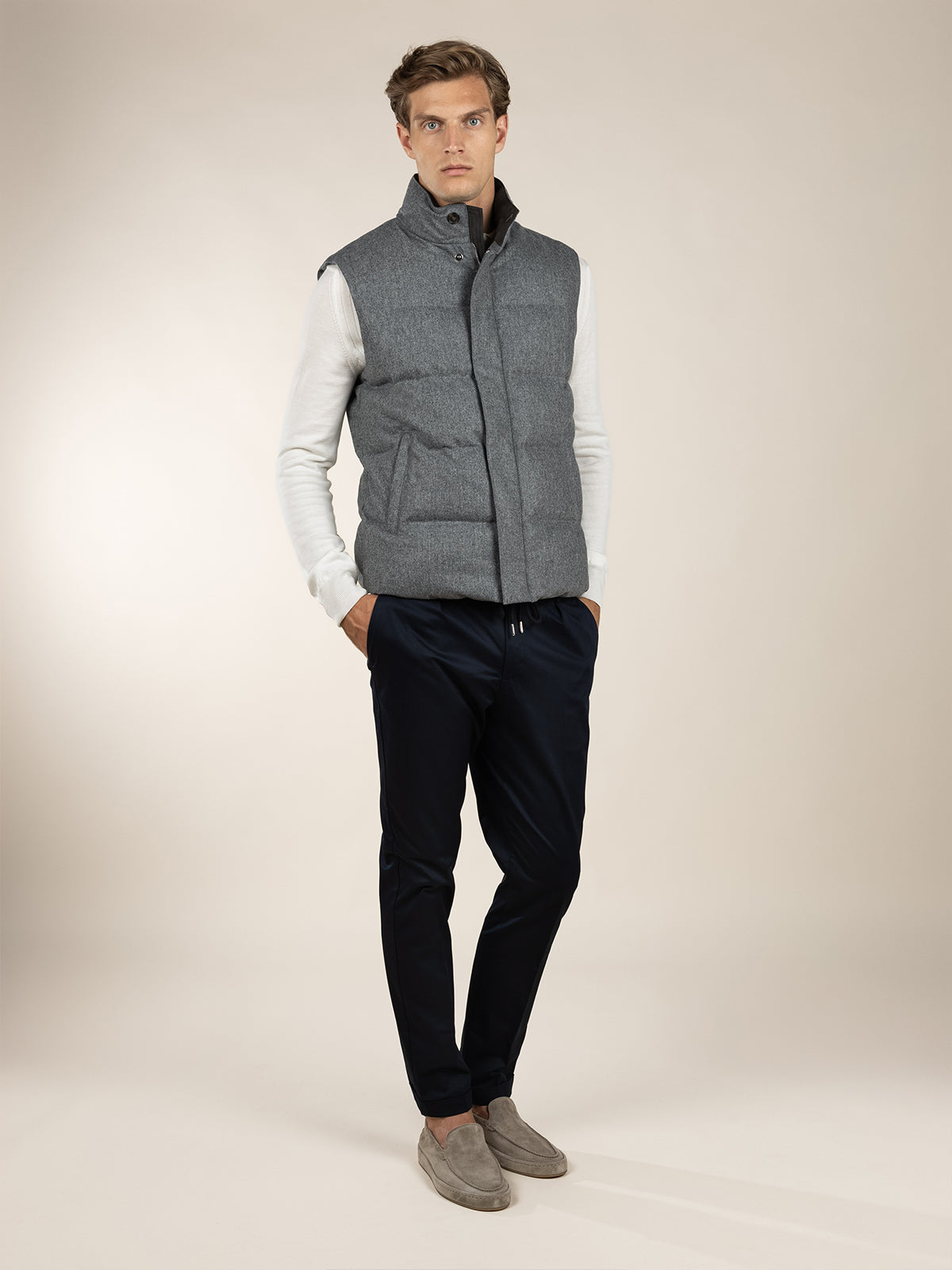 Grey AUR1 Body Warmer