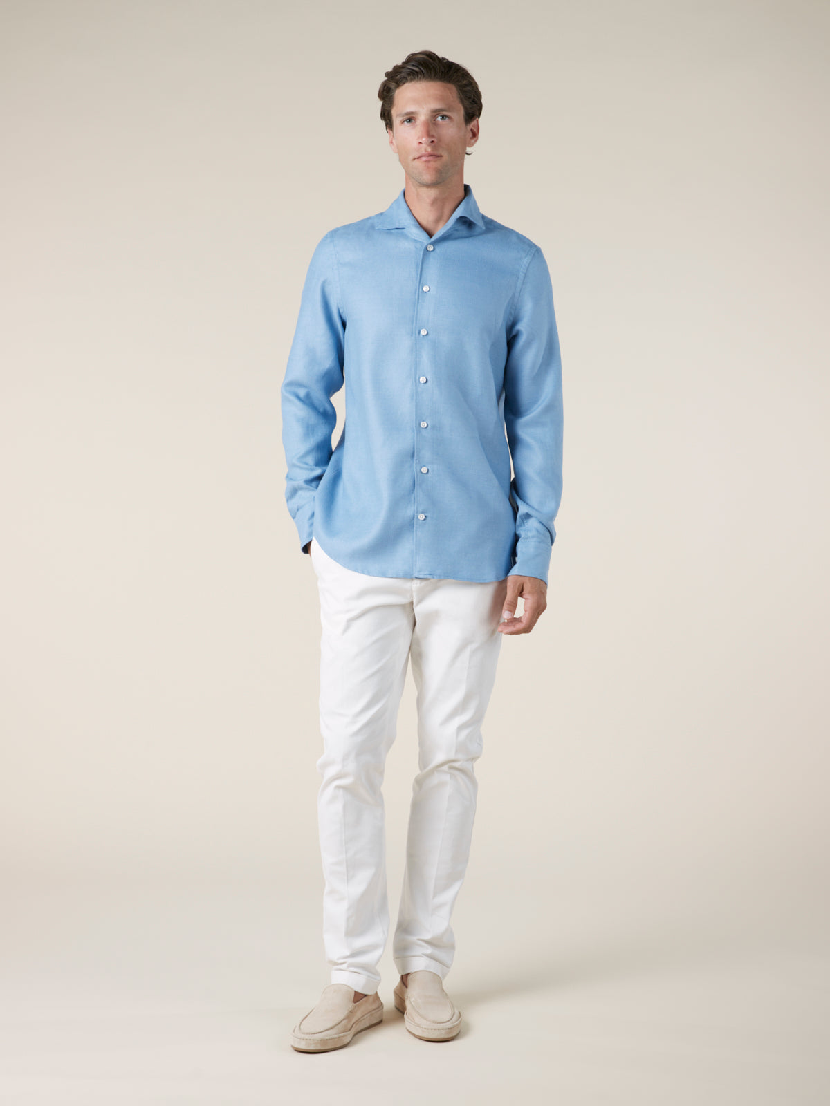 Light Blue Flannel Shirt