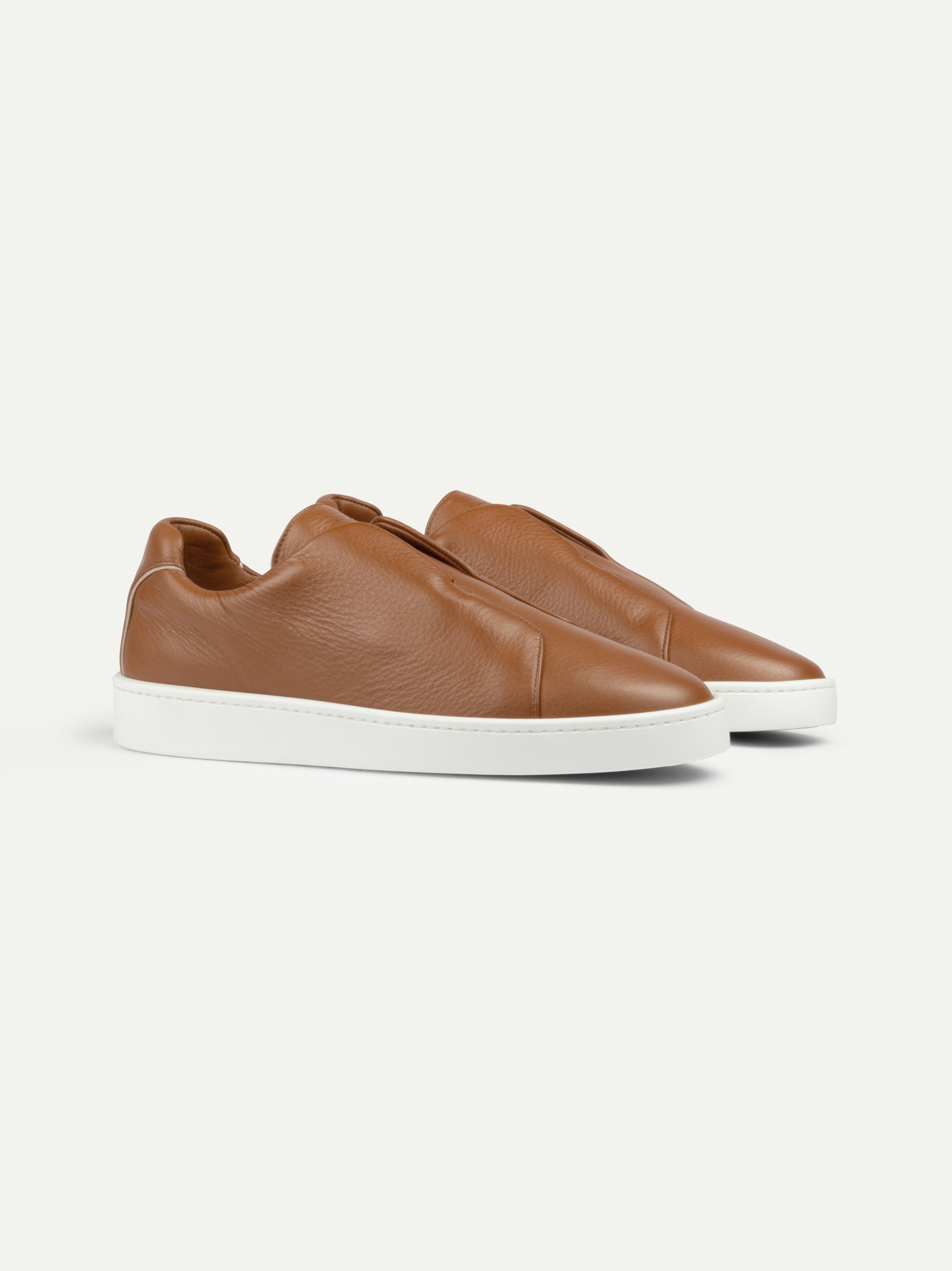 Cognac Grain AUR3 Sneaker
