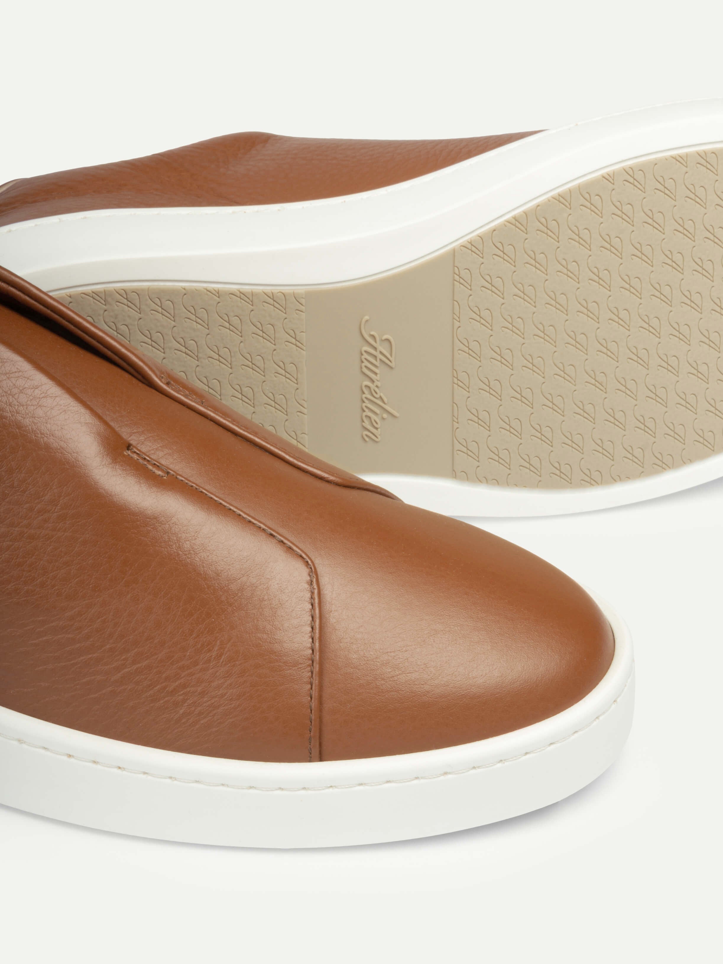 Cognac Grain AUR3 Sneaker