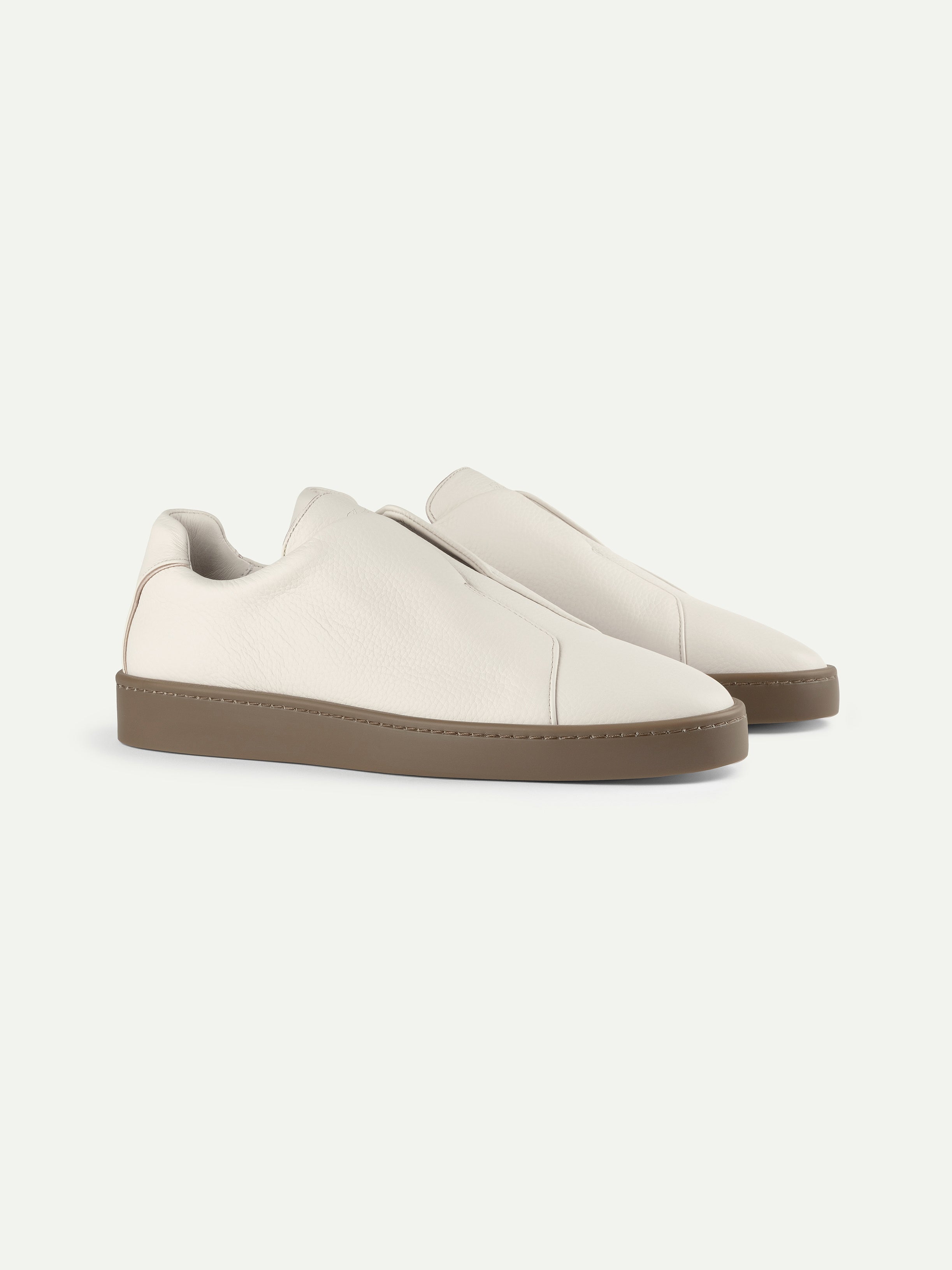 Ivory Grain AUR3 Sneaker