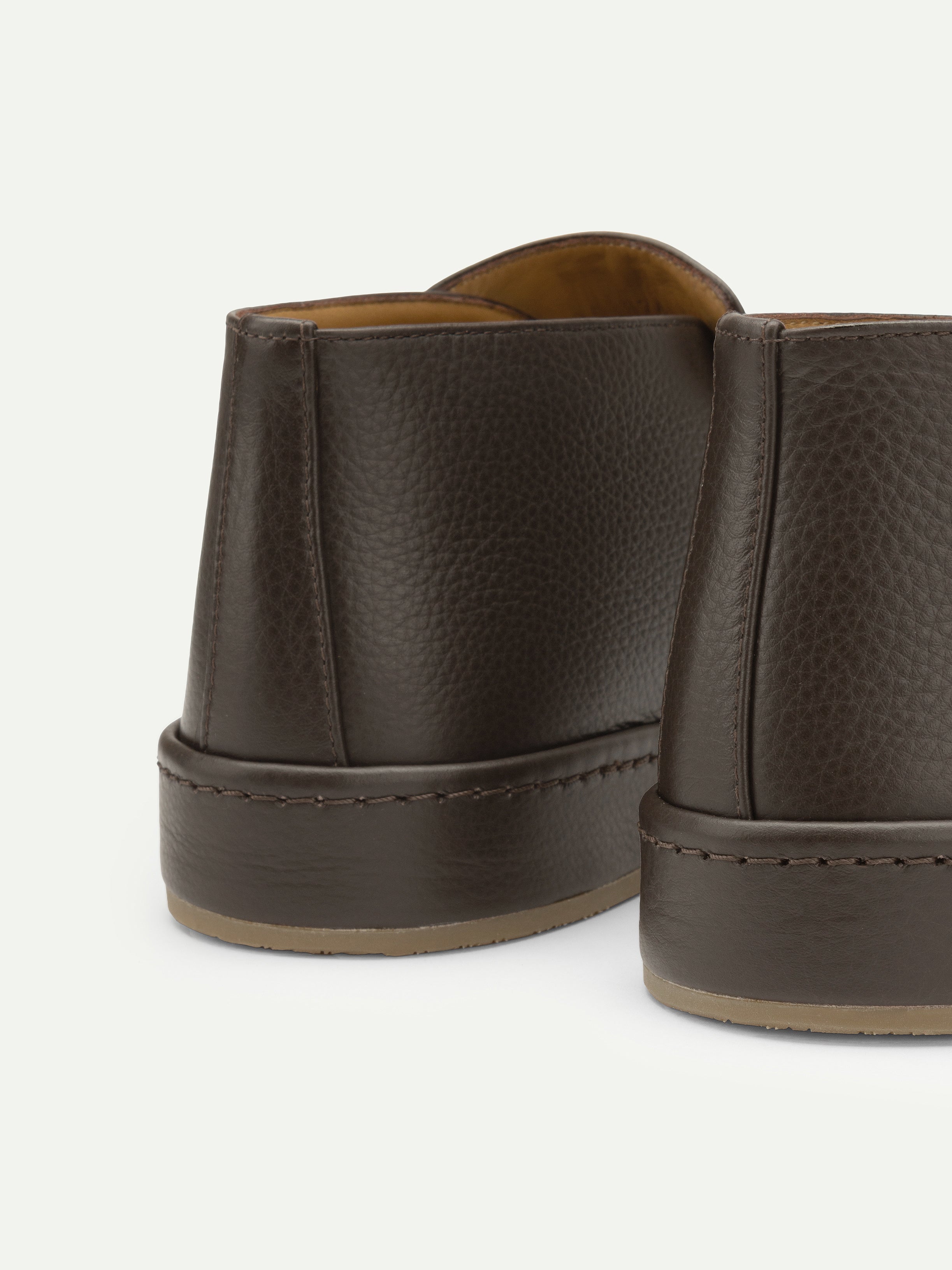 Brown Grain Voyager City Loafer