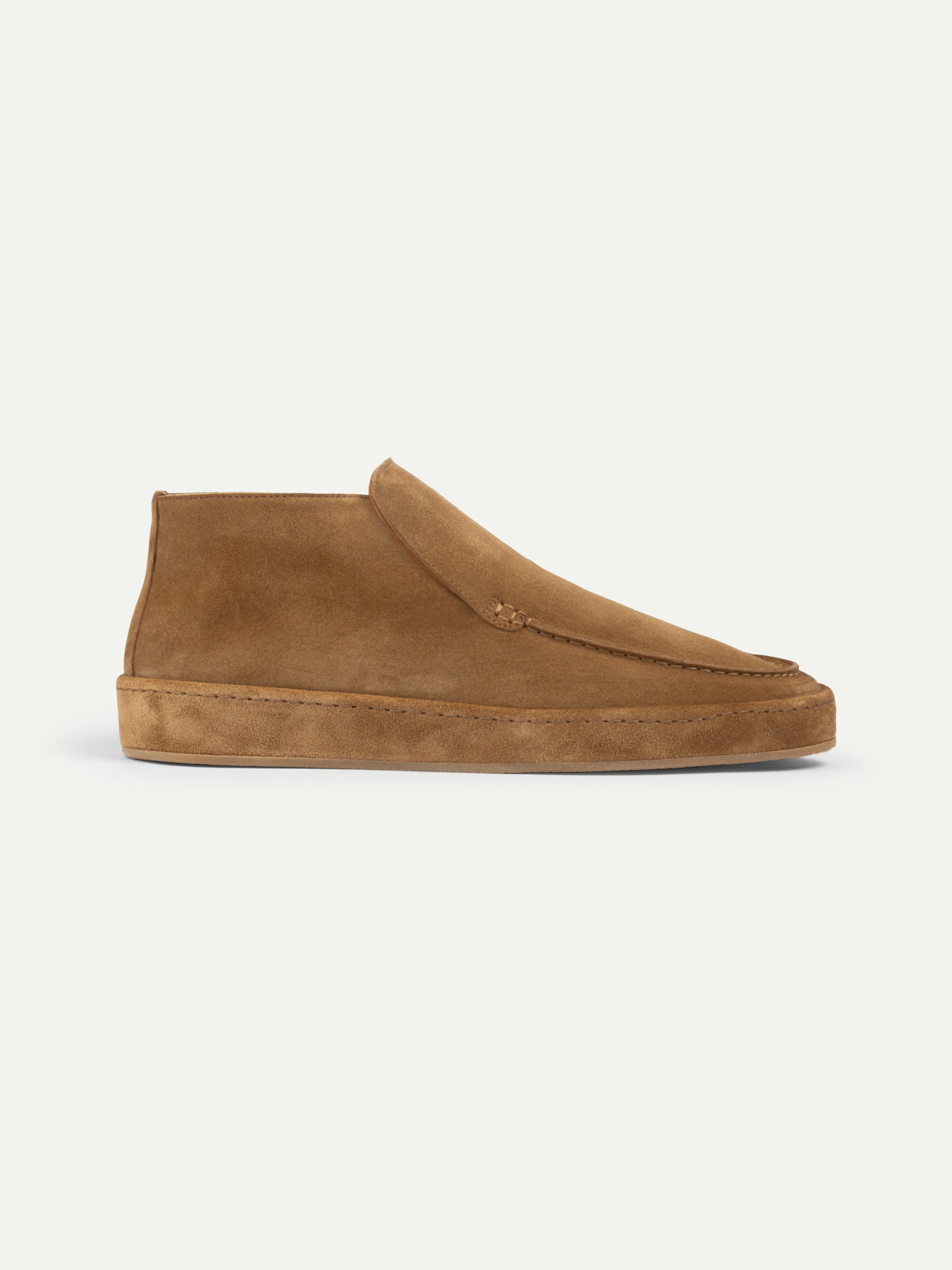 Beige Voyager City Loafer with Fur