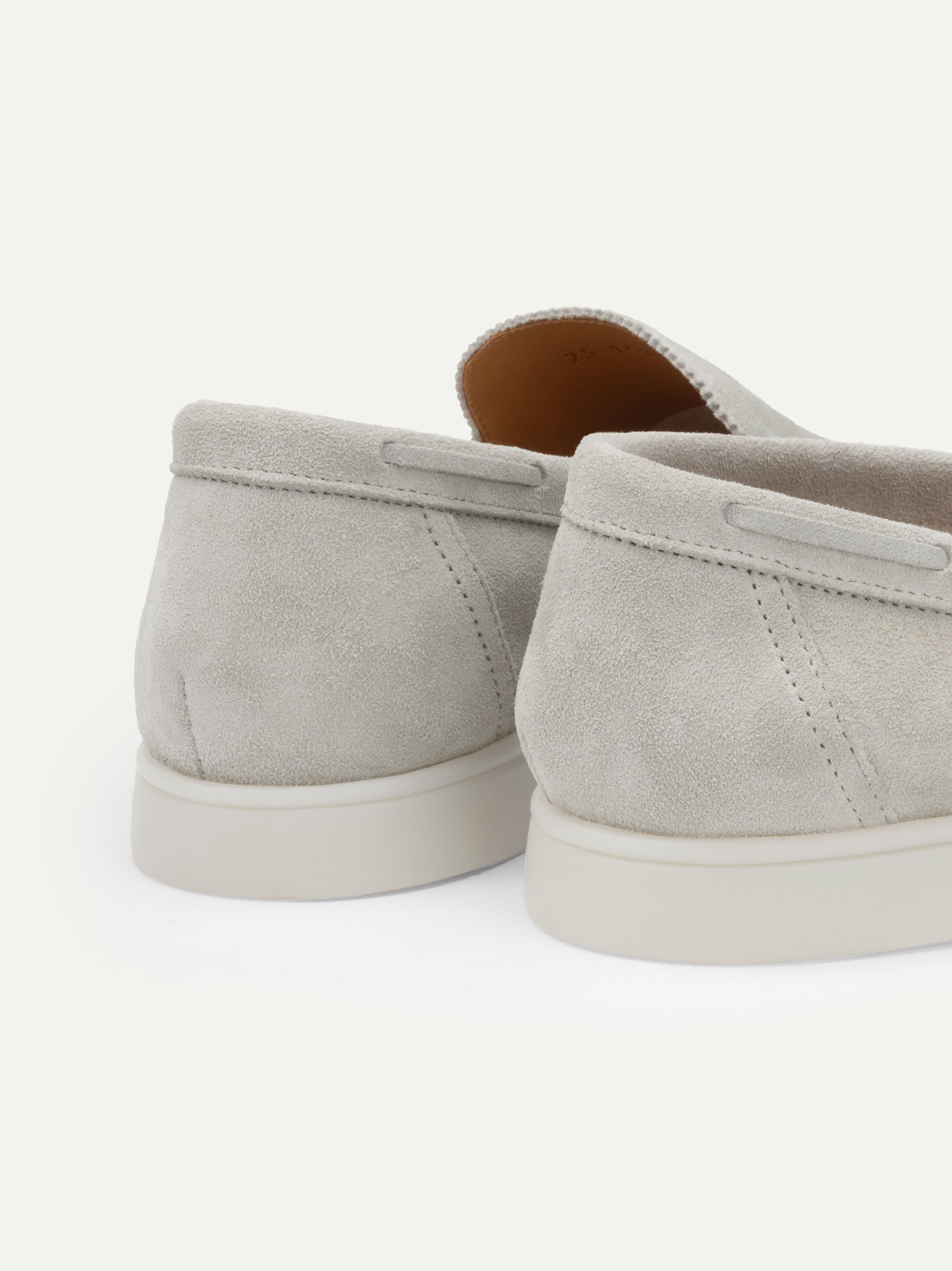 Classic Grey Yacht Loafers