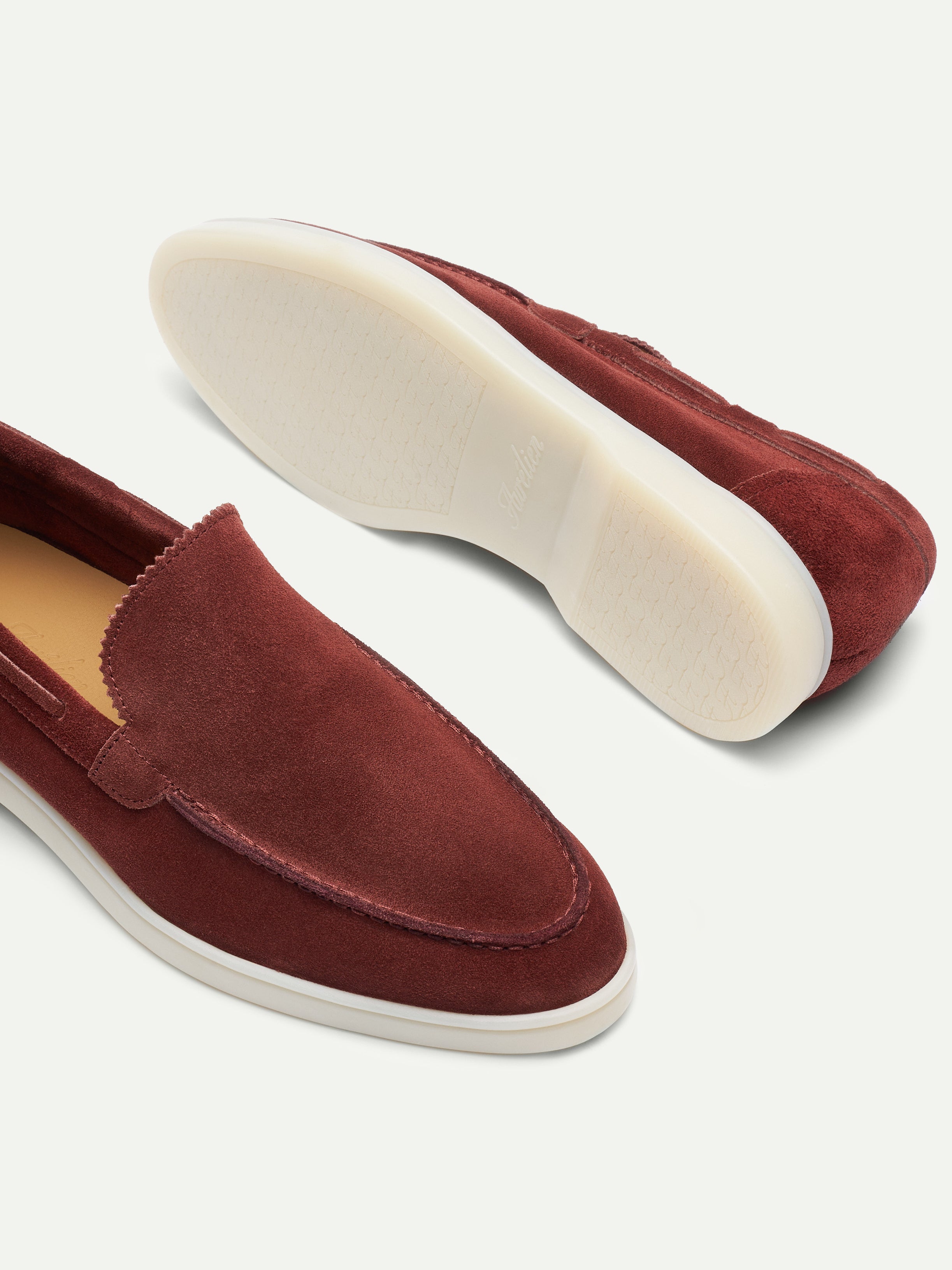 Lady Maroon Yacht Loafers