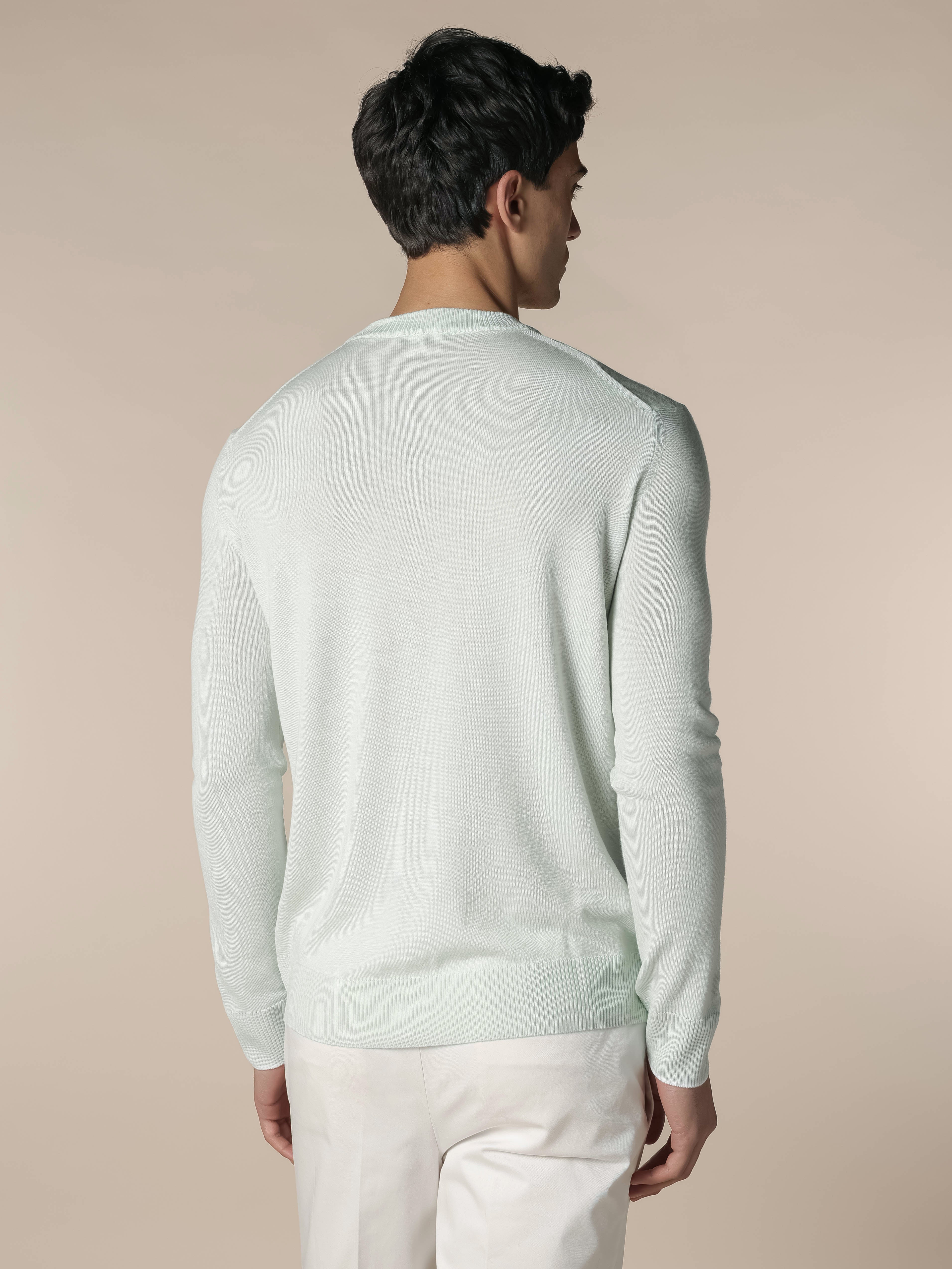 Light Aqua Two Tone City Crew