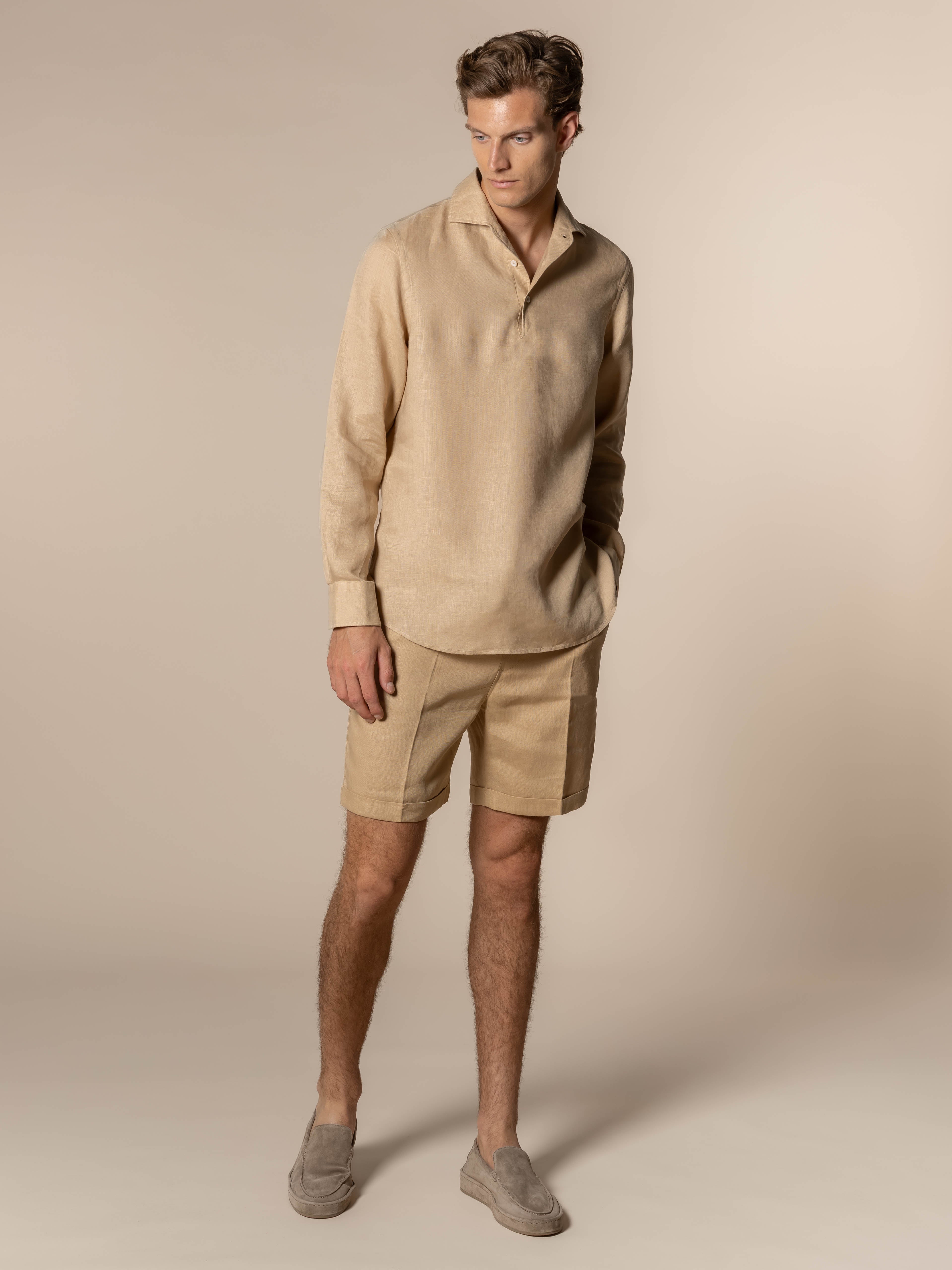 Nut Linen Seaside Shorts