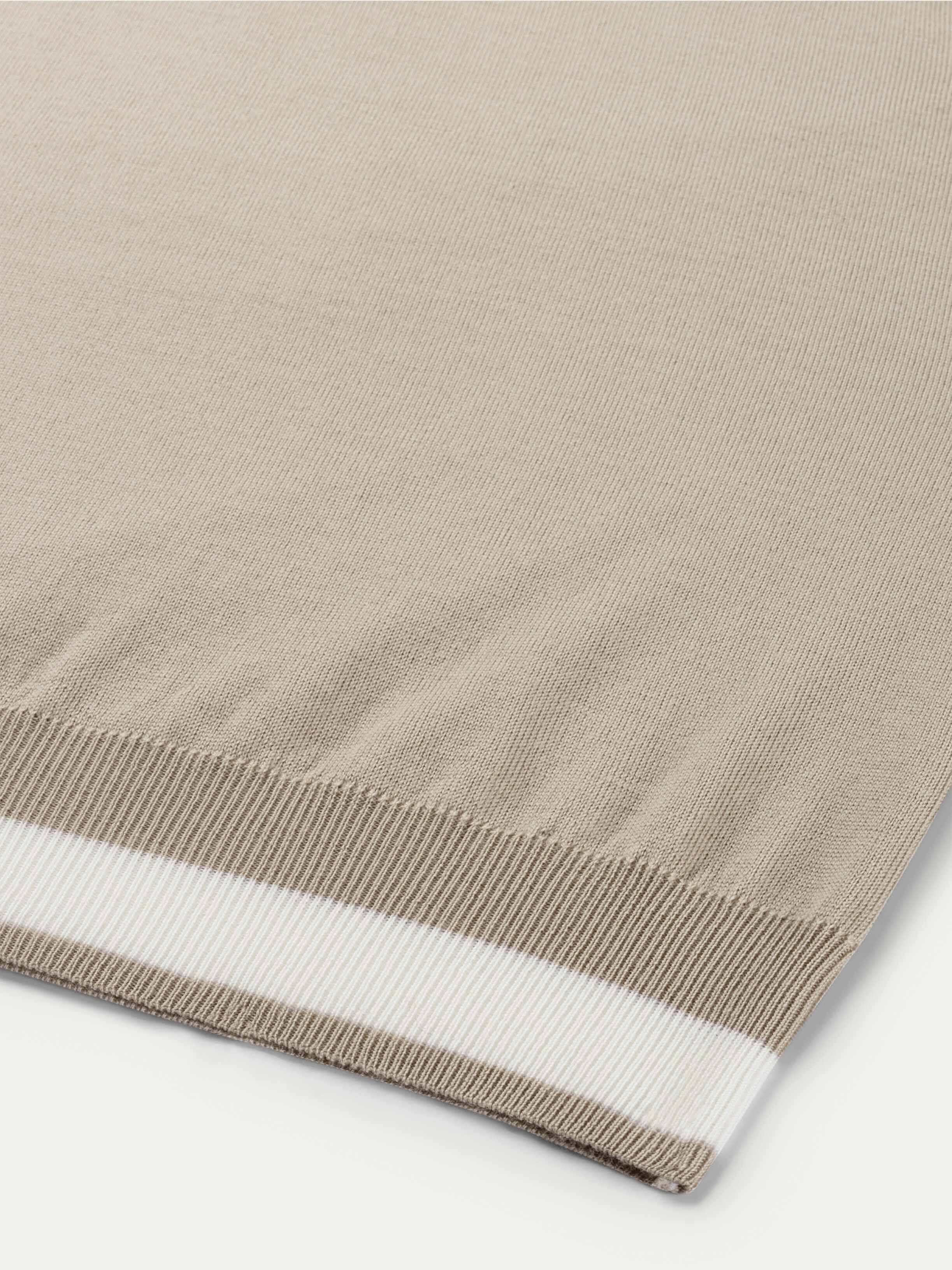 Buttonless AUR1 Polo Greige